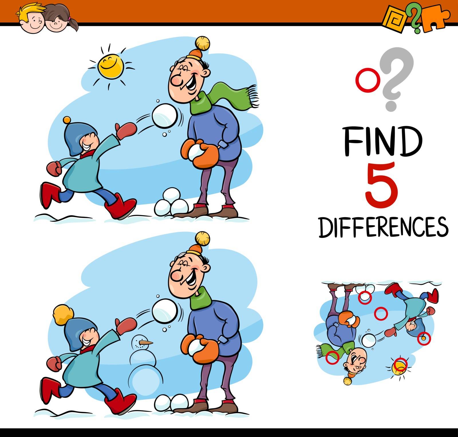 find the differences task by izakowski