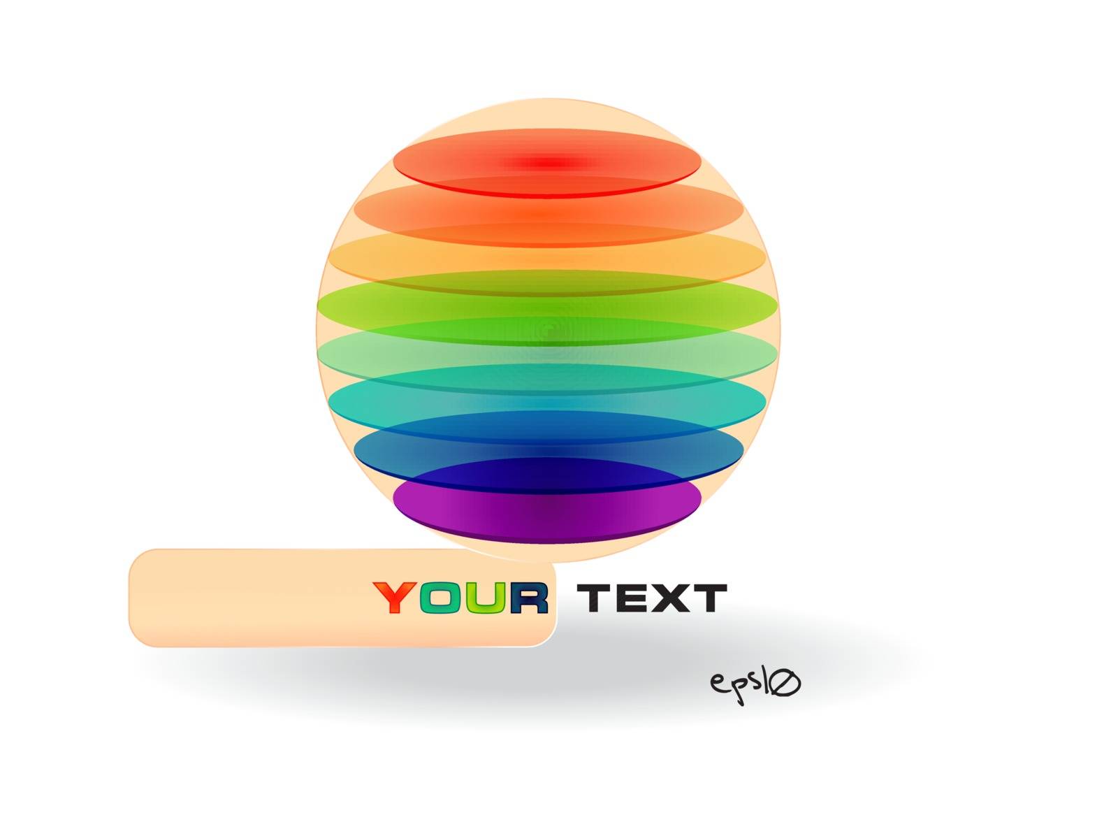 Multicolor abstract logo. by tari767