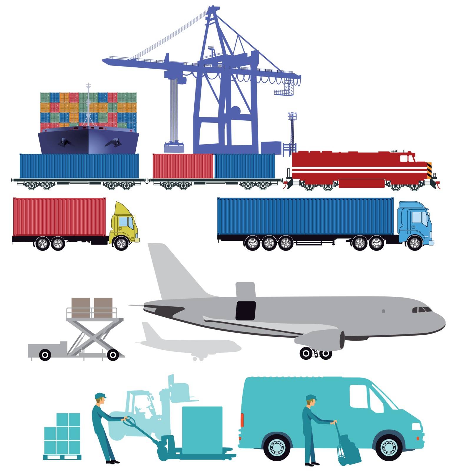maritime rail and air transport delivery services