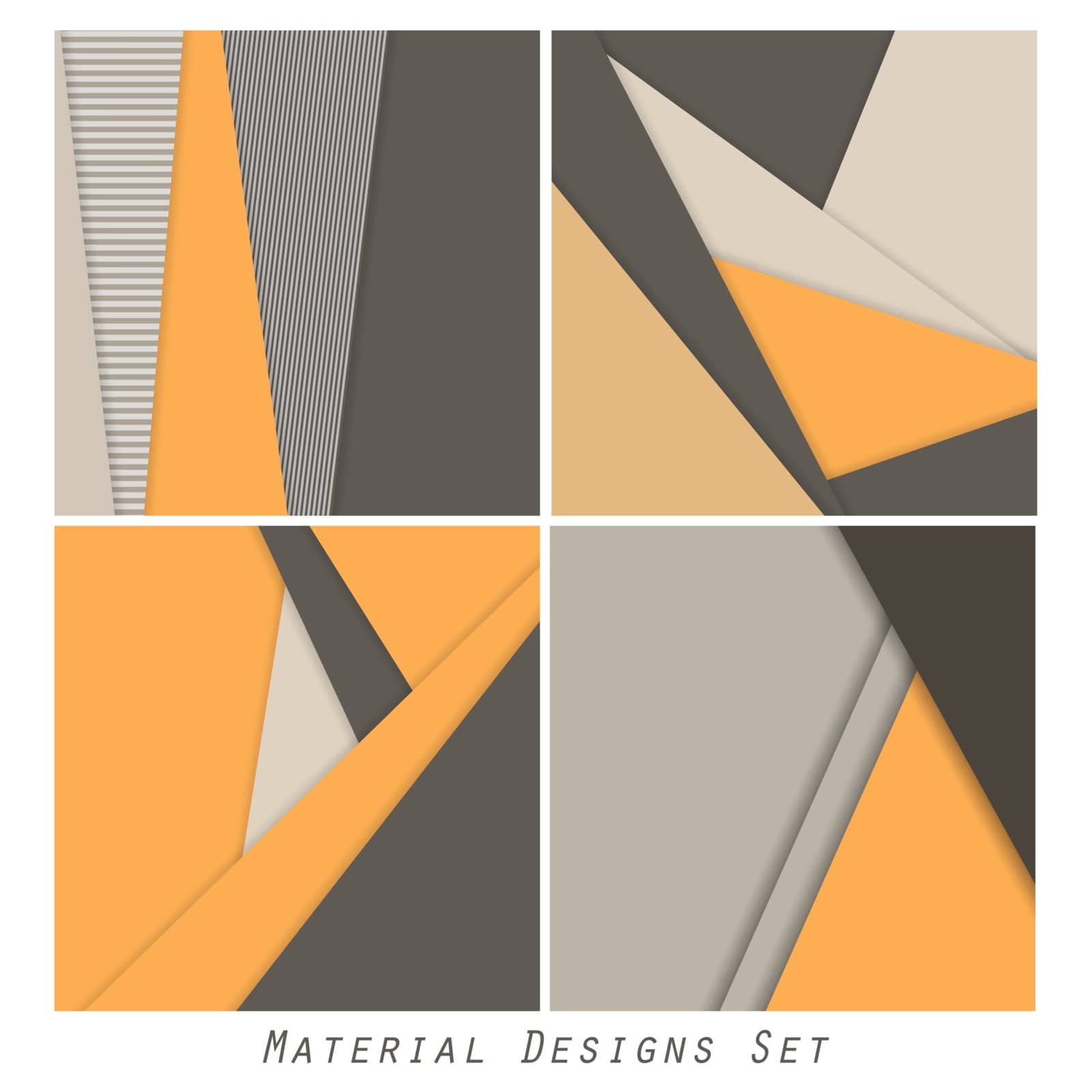 abstract material designs set by marivlada