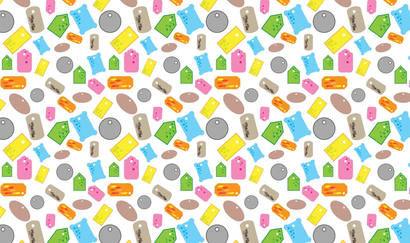 Seamless wallpaper pattern from price tags.