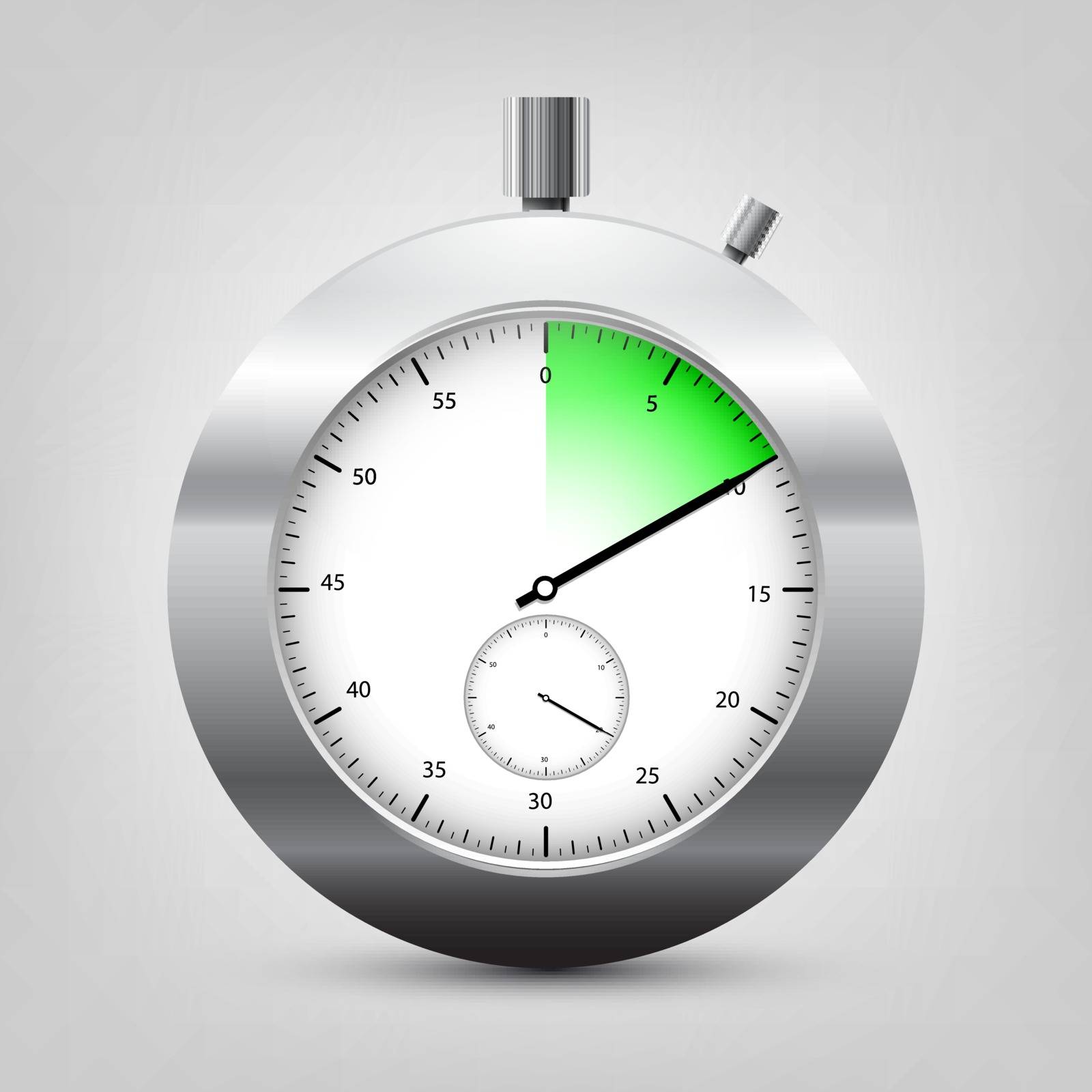Vector stopwatch. Classic stopwatch vector EPS 10. Elements for your design