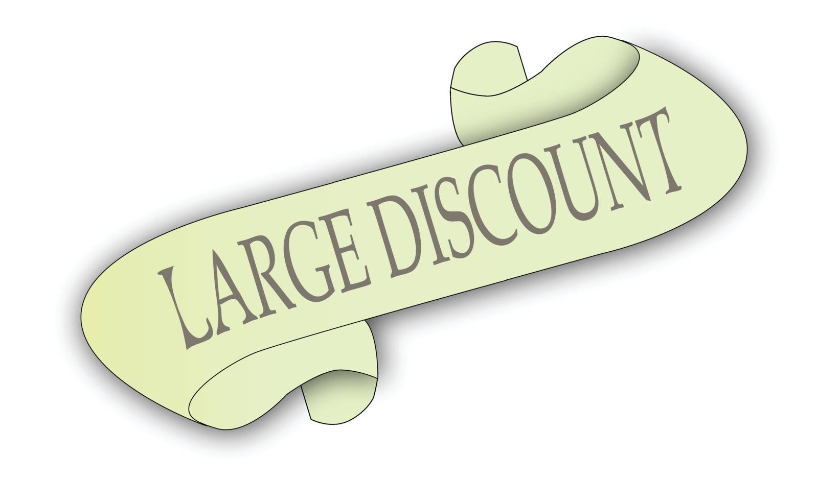 Large Discount Scroll by Bigalbaloo
