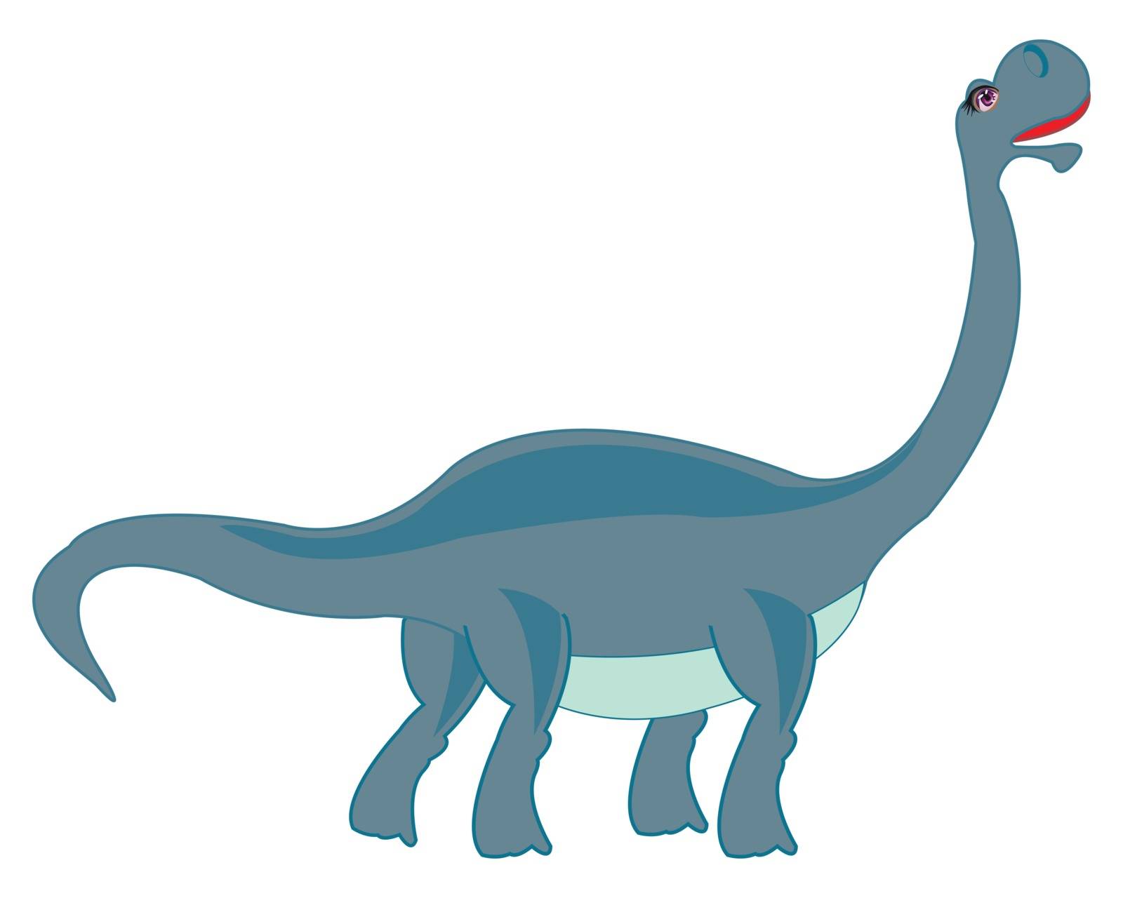 Big herbivorous dinosaur by cobol1964
