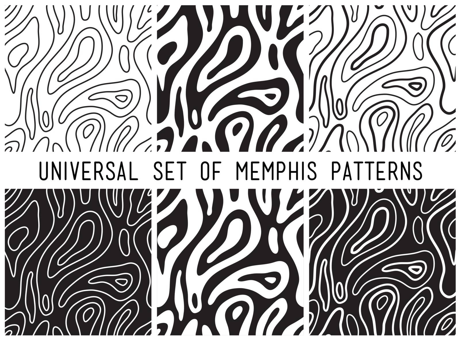 Universal vector lineal geometric seamless pattern by Softulka