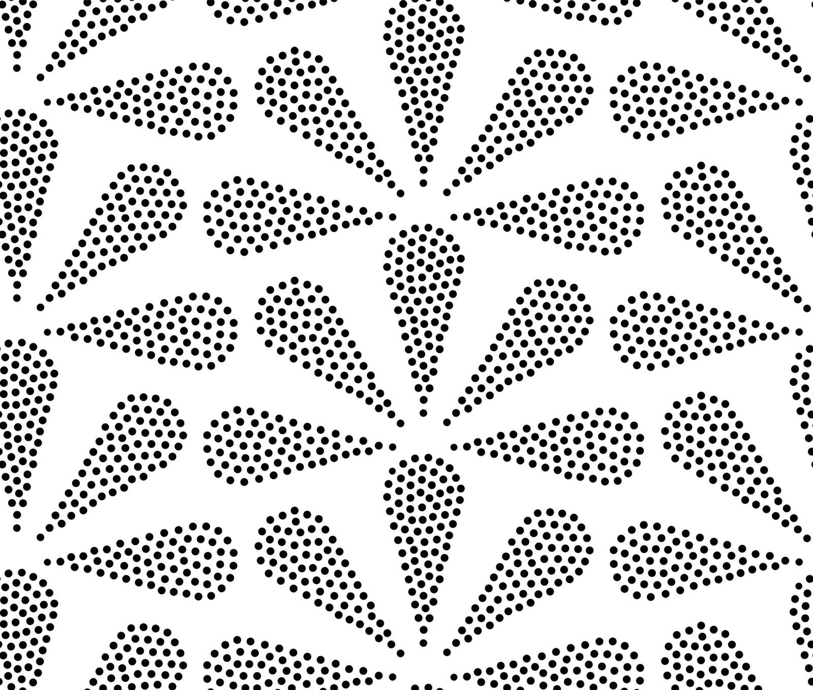 Classic abstract Seamless geometric pattern. Vector illustration. Design in classical simple pointillism style