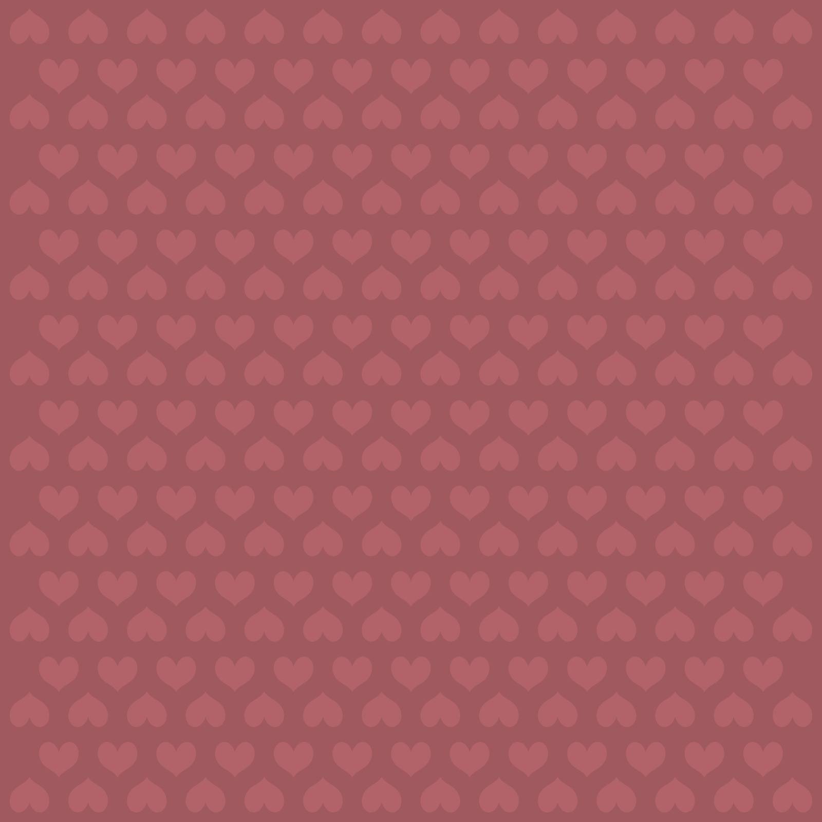 valentine pink heart vector pattern background by starush