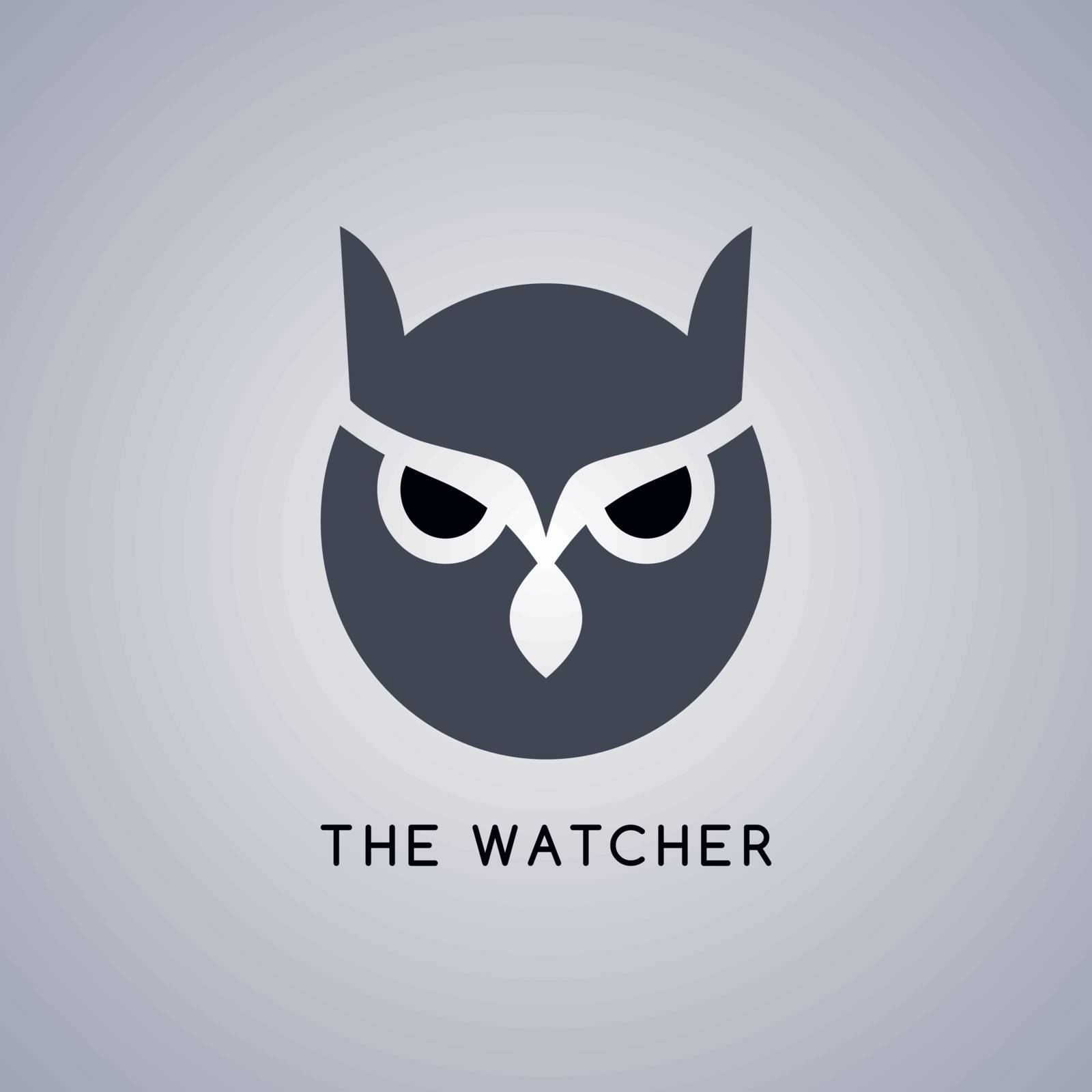 owl bird art theme vector art illustration