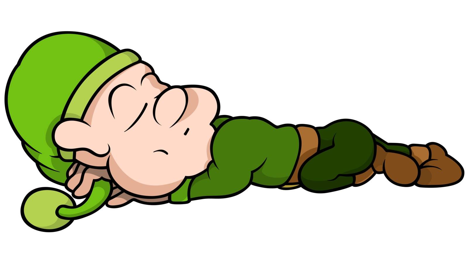 Green Dwarf Sleeping by illustratorCZ