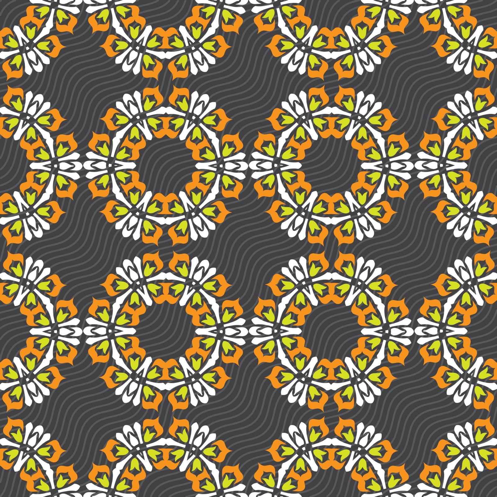Ornament pattern vector tile for multipurpose use in design