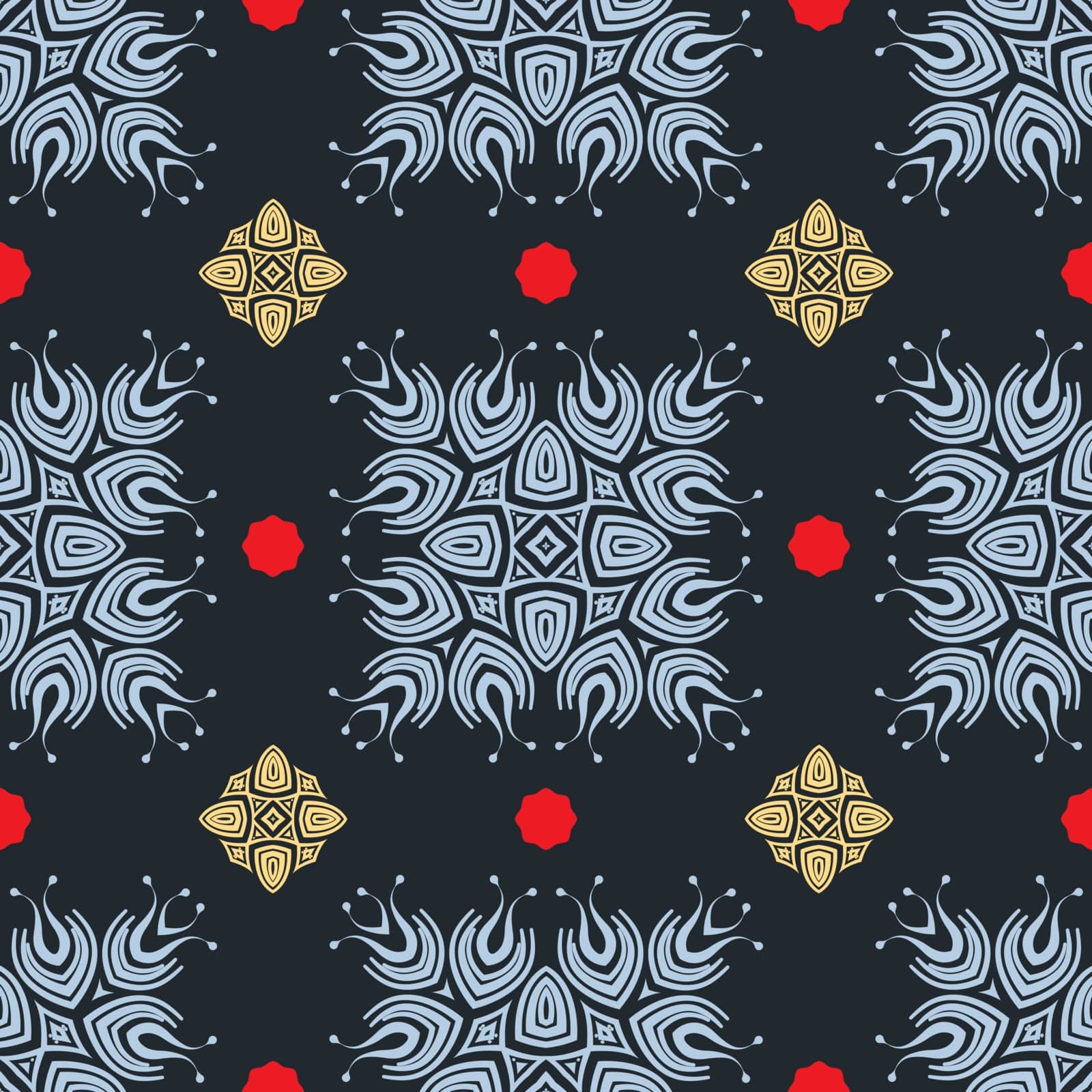 Ornament pattern vector tile for multipurpose use in design
