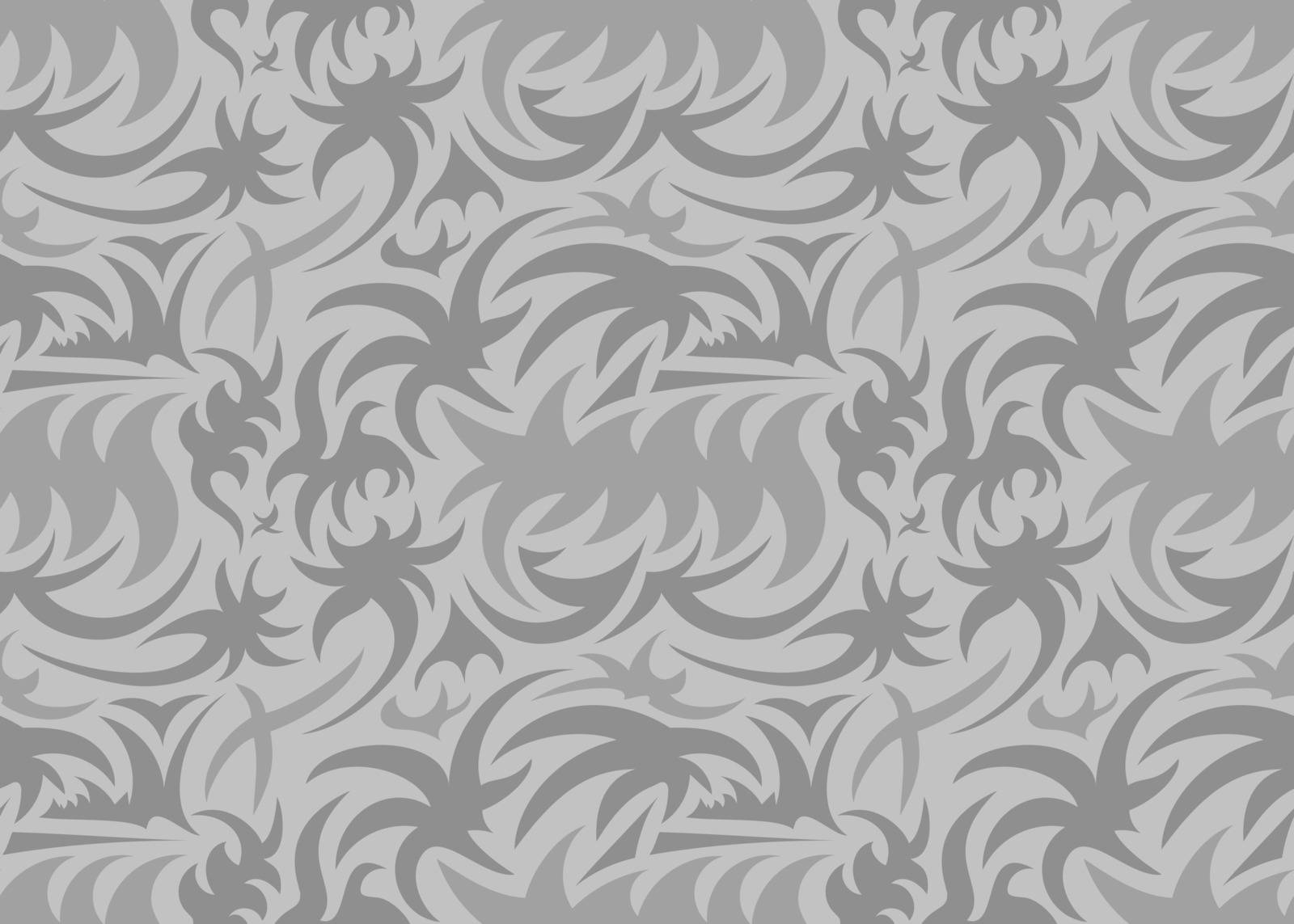 Abstract seamless thorny organic pattern. vector illustration