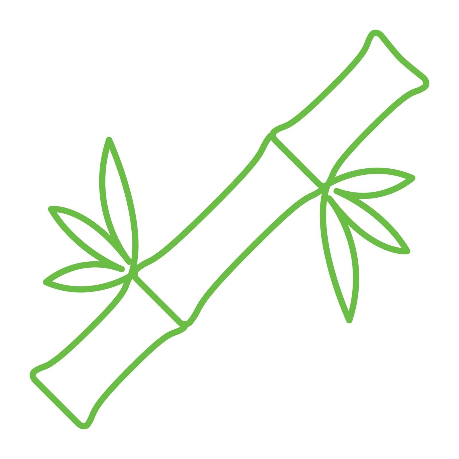 simple thinline bamboo icon