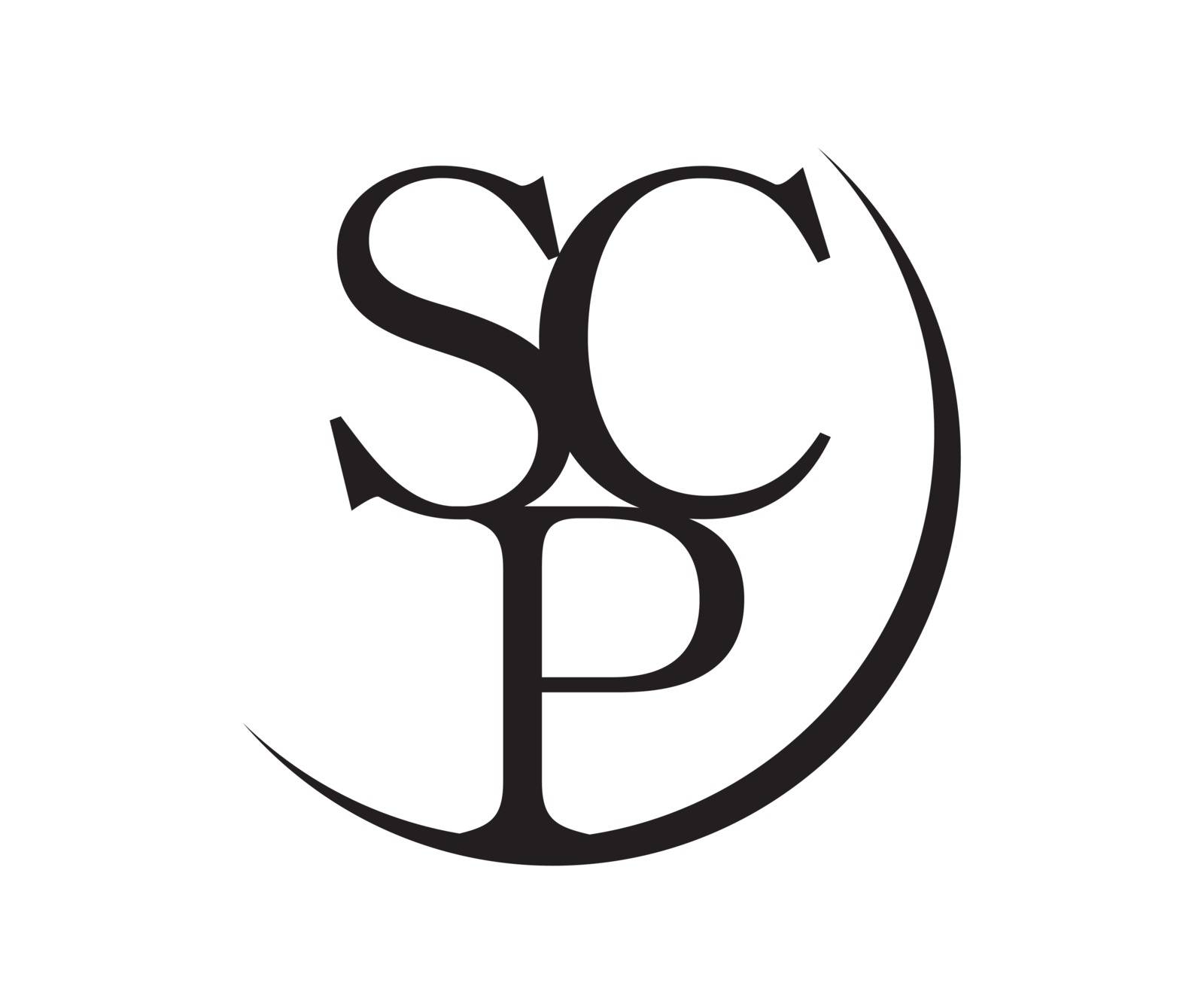 Elegant,SCP Logo Design, Aı 10 Supported.