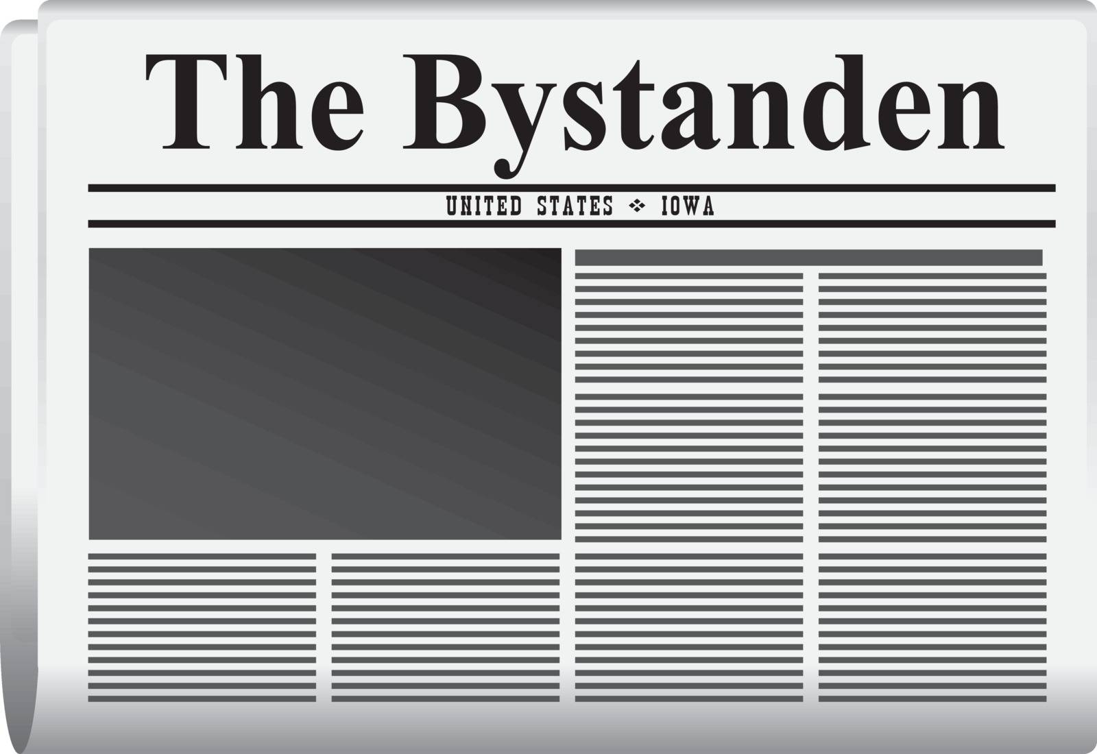Newspaper for the state of Iowa, United States - newspaper The Bystander
