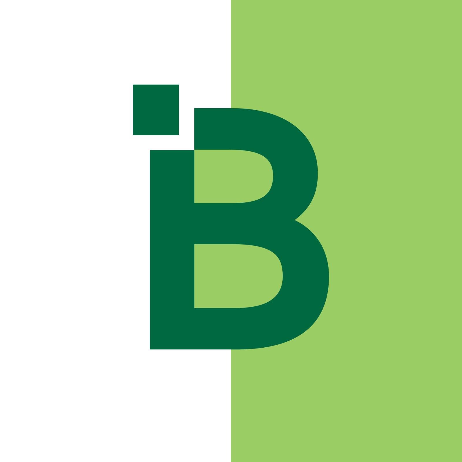 B font and icon design.
