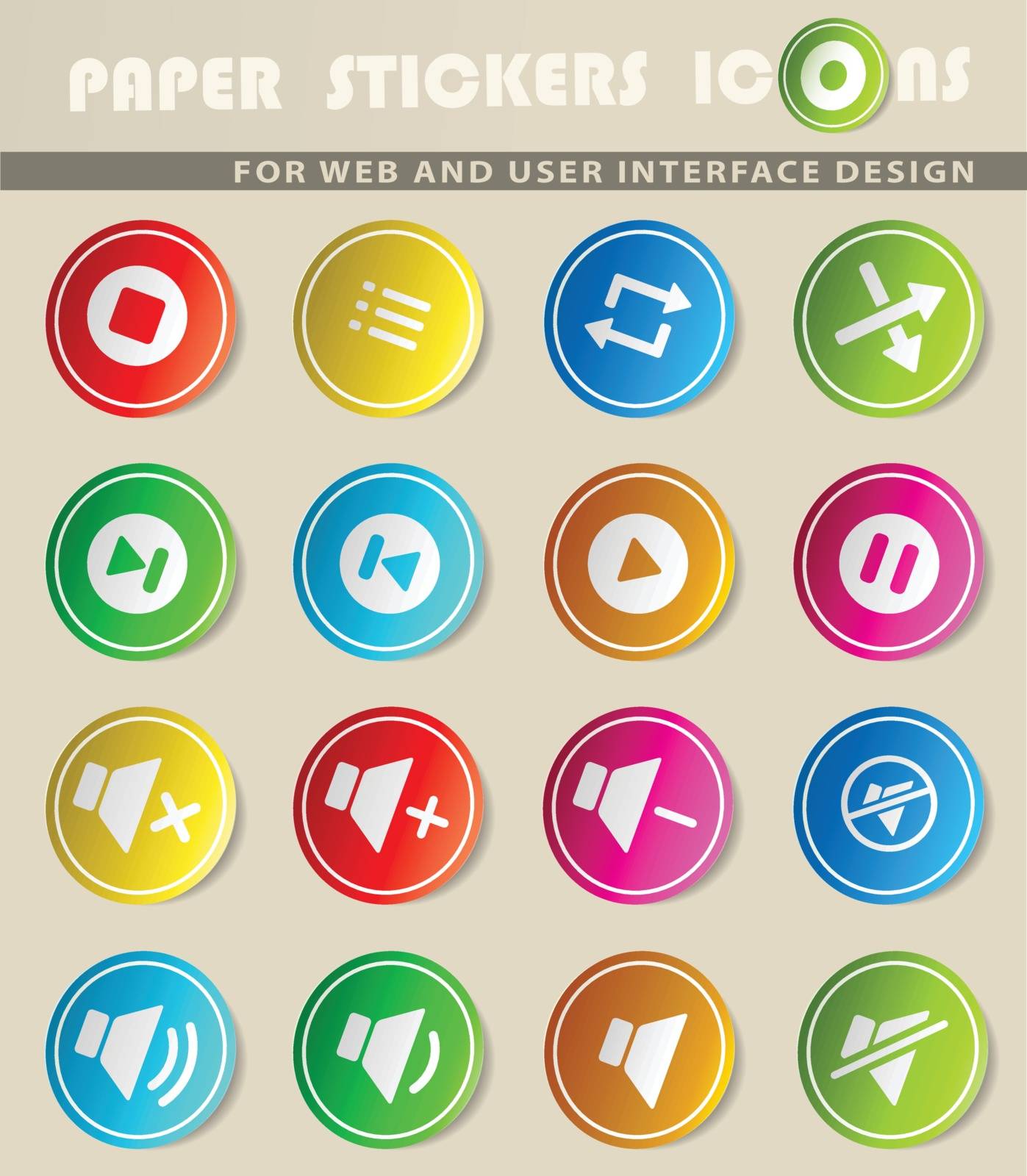 Media player icons by ayax
