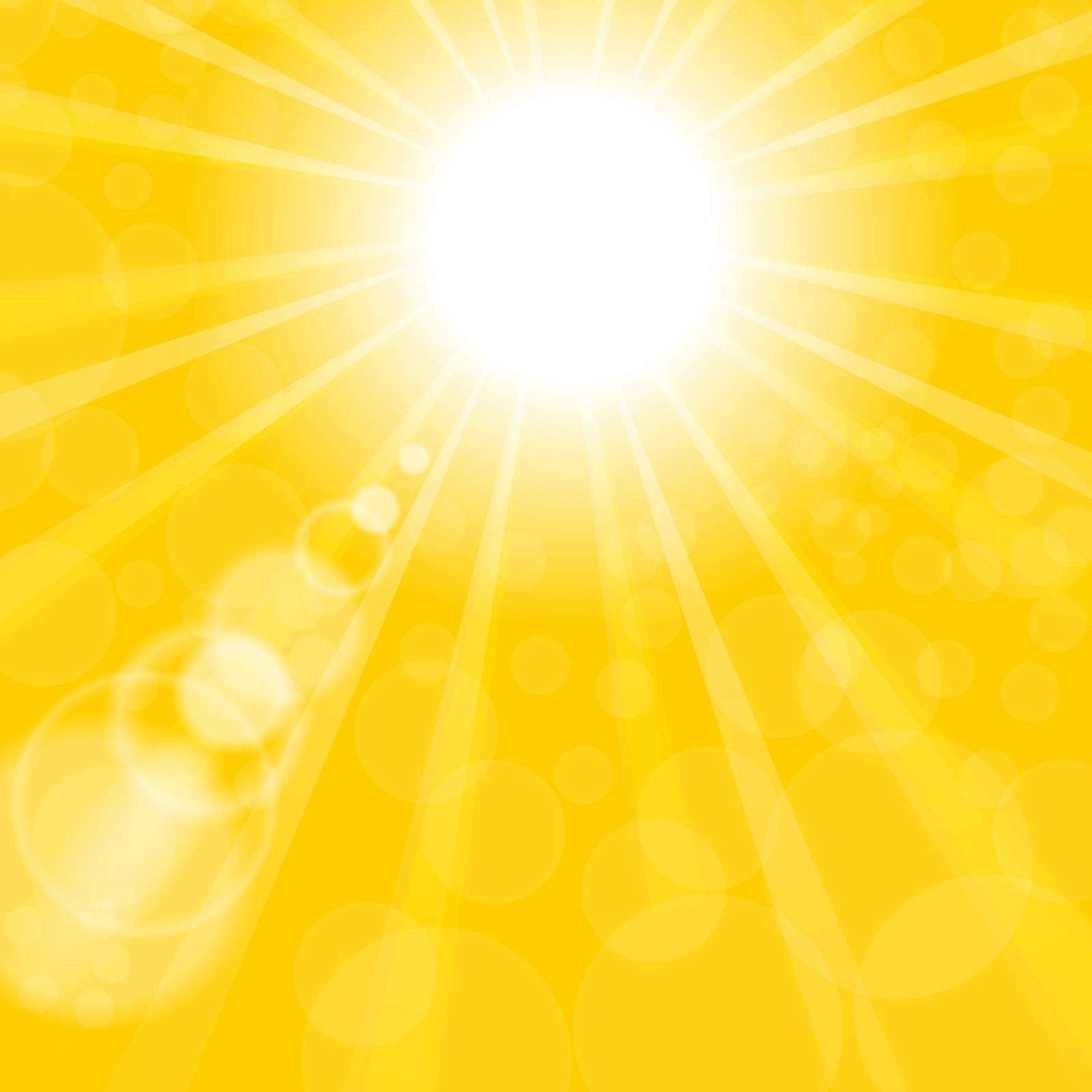 Abstract Sun Background. Yellow Summer Pattern by valeo5