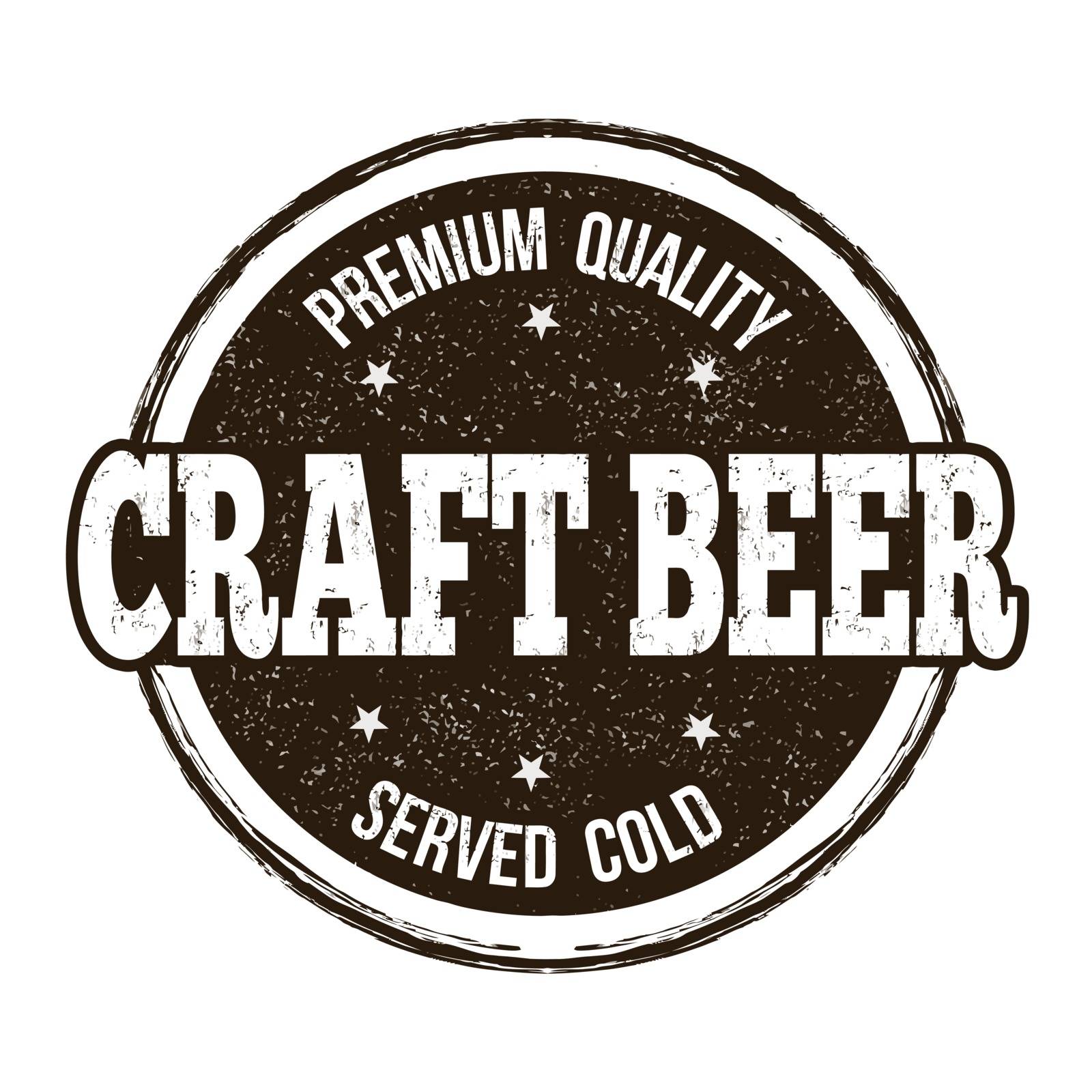 Craft Beer sign or stamp by roxanabalint