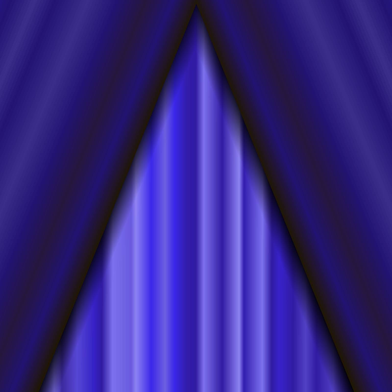 Vector Cinema Closed Blue Curtain. Blue Textile Pattern. Cinema Stage.