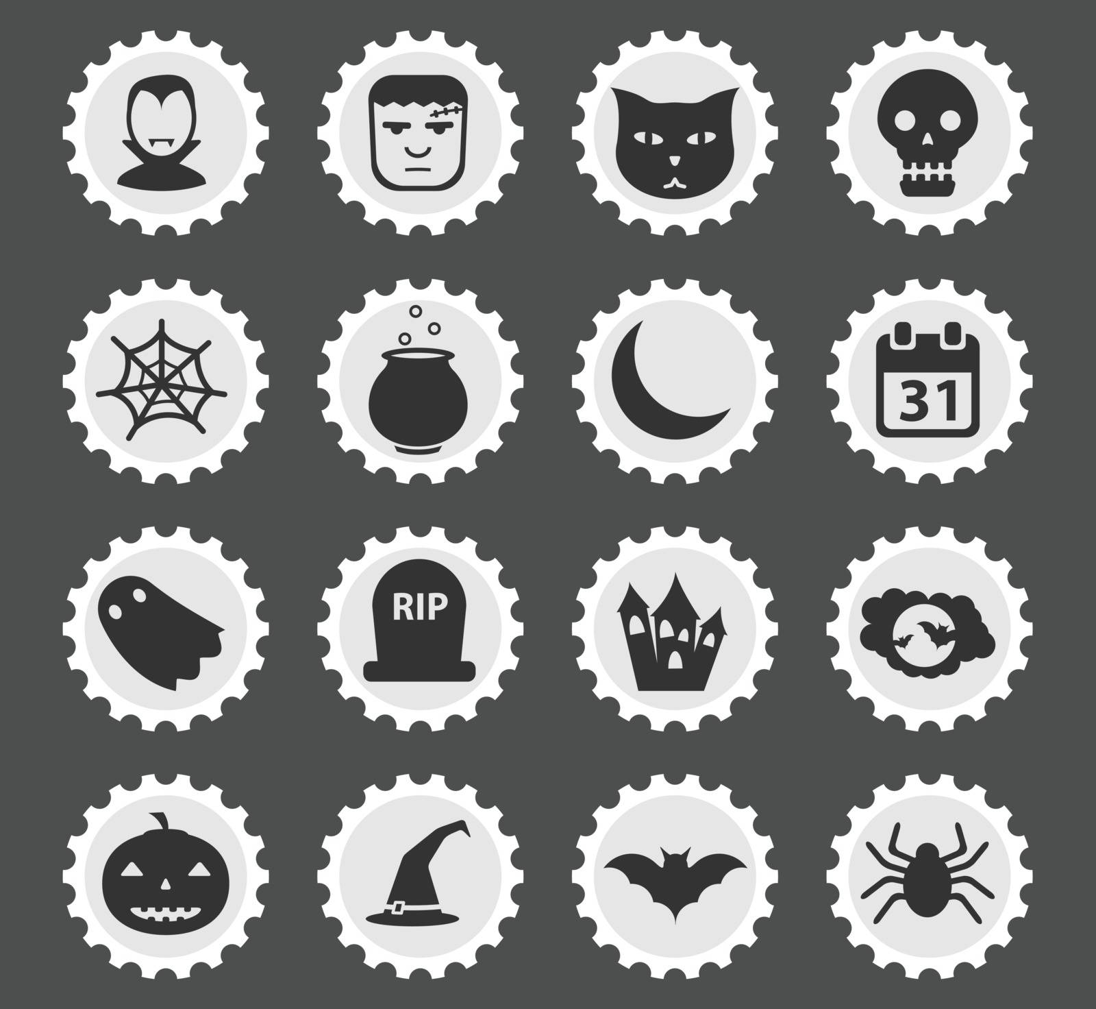 Halloween simply icons by ayax