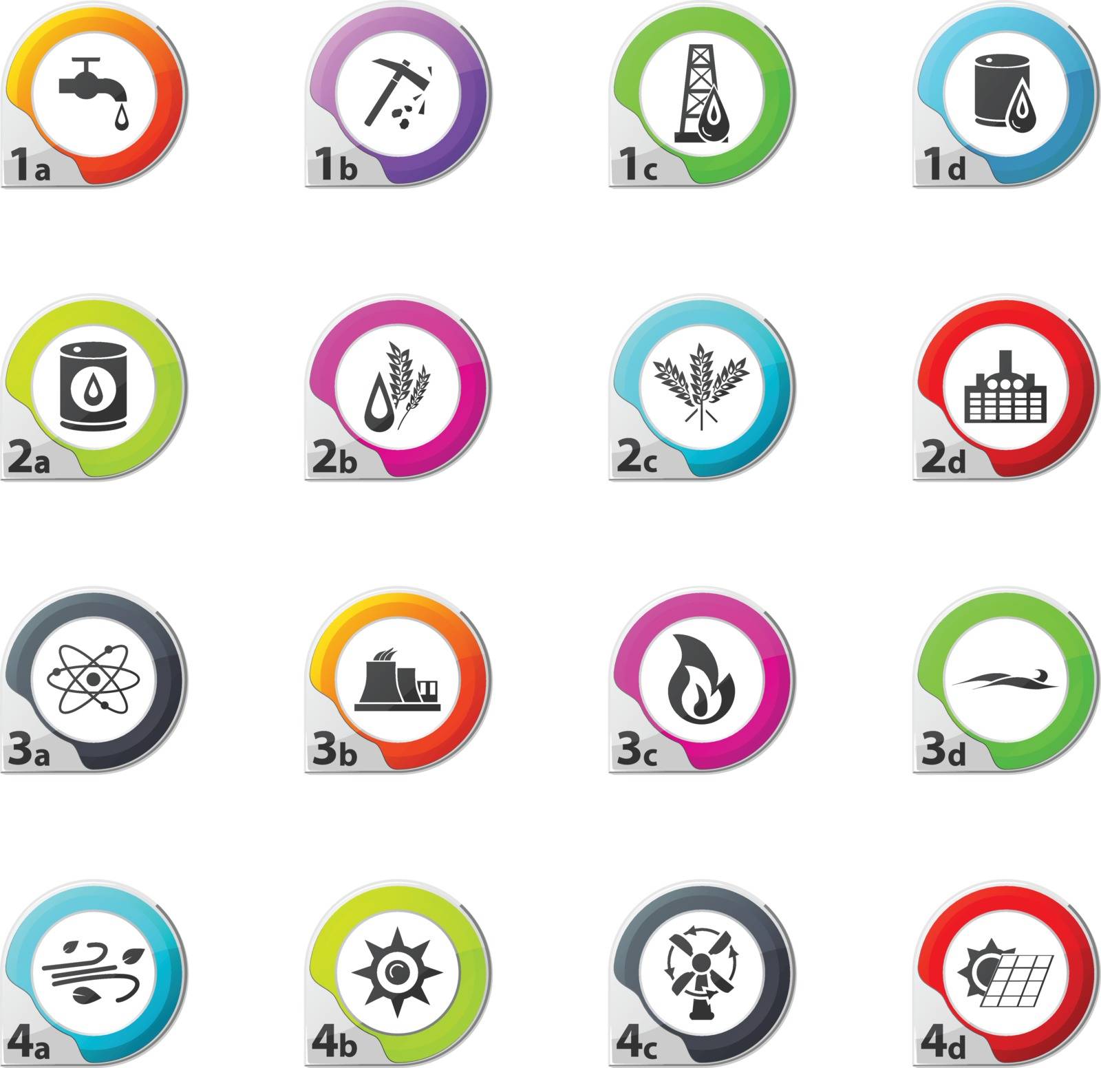 Fuel web icons for user interface design