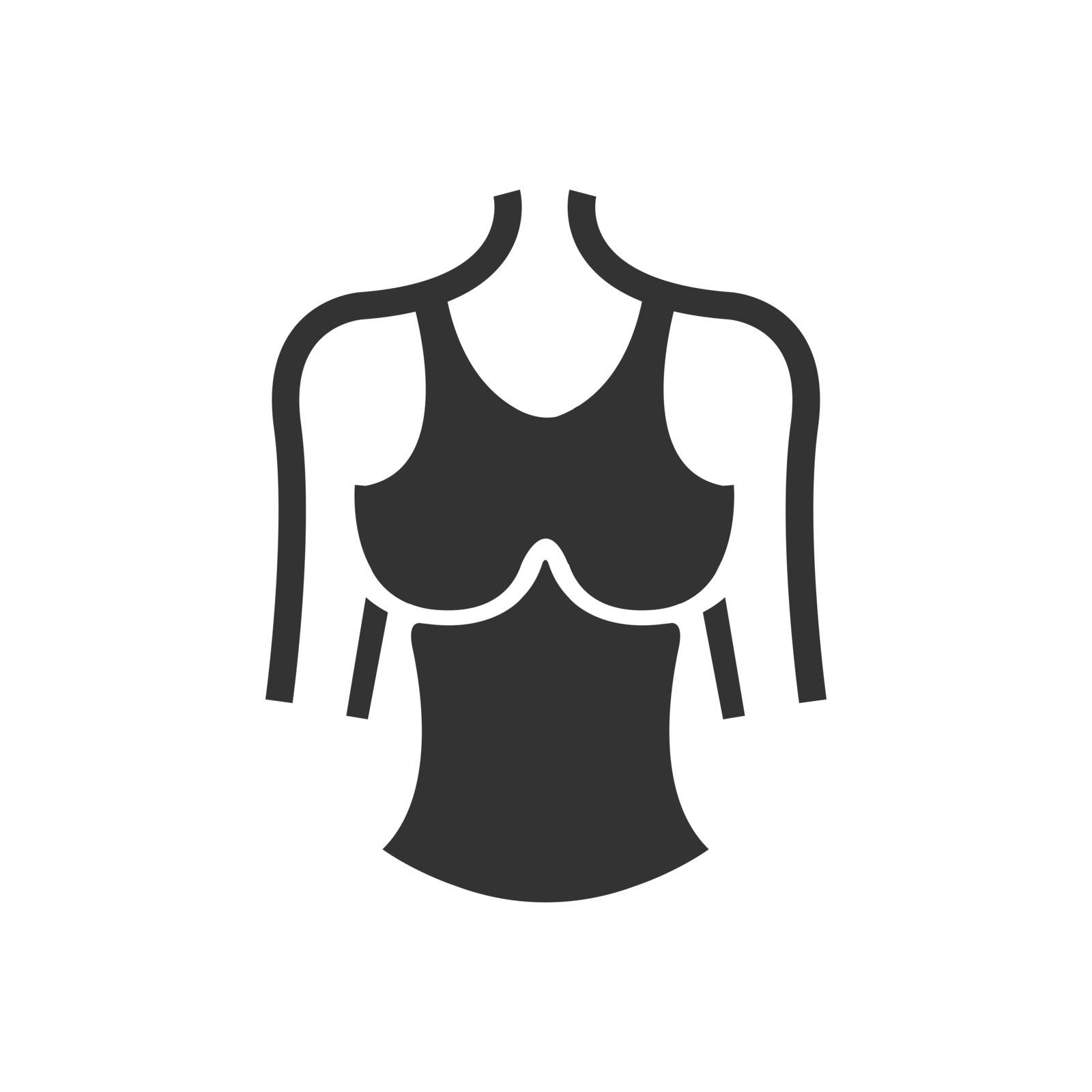 Bold Icon women body icon by barboon