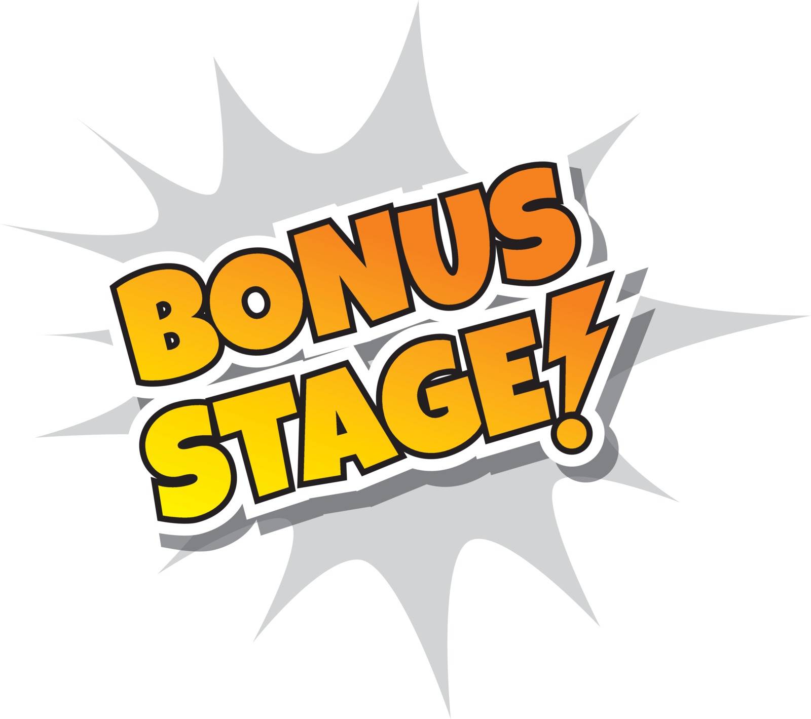 Bonus Stage - Comic Speech Bubble Cartoon Game Assets by vector1st