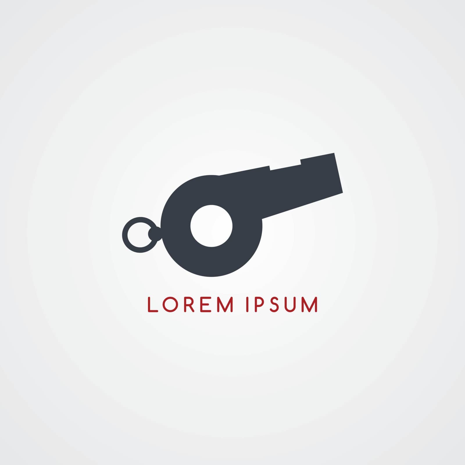 whistle icon sign logotype by vector1st