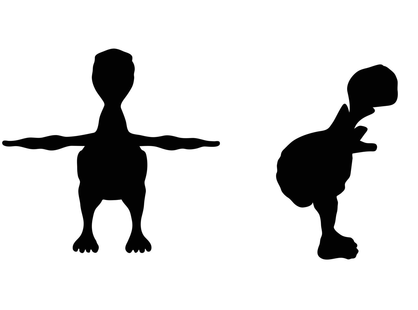 illustration of turtle, tortoise silhouette by Istanbul2009