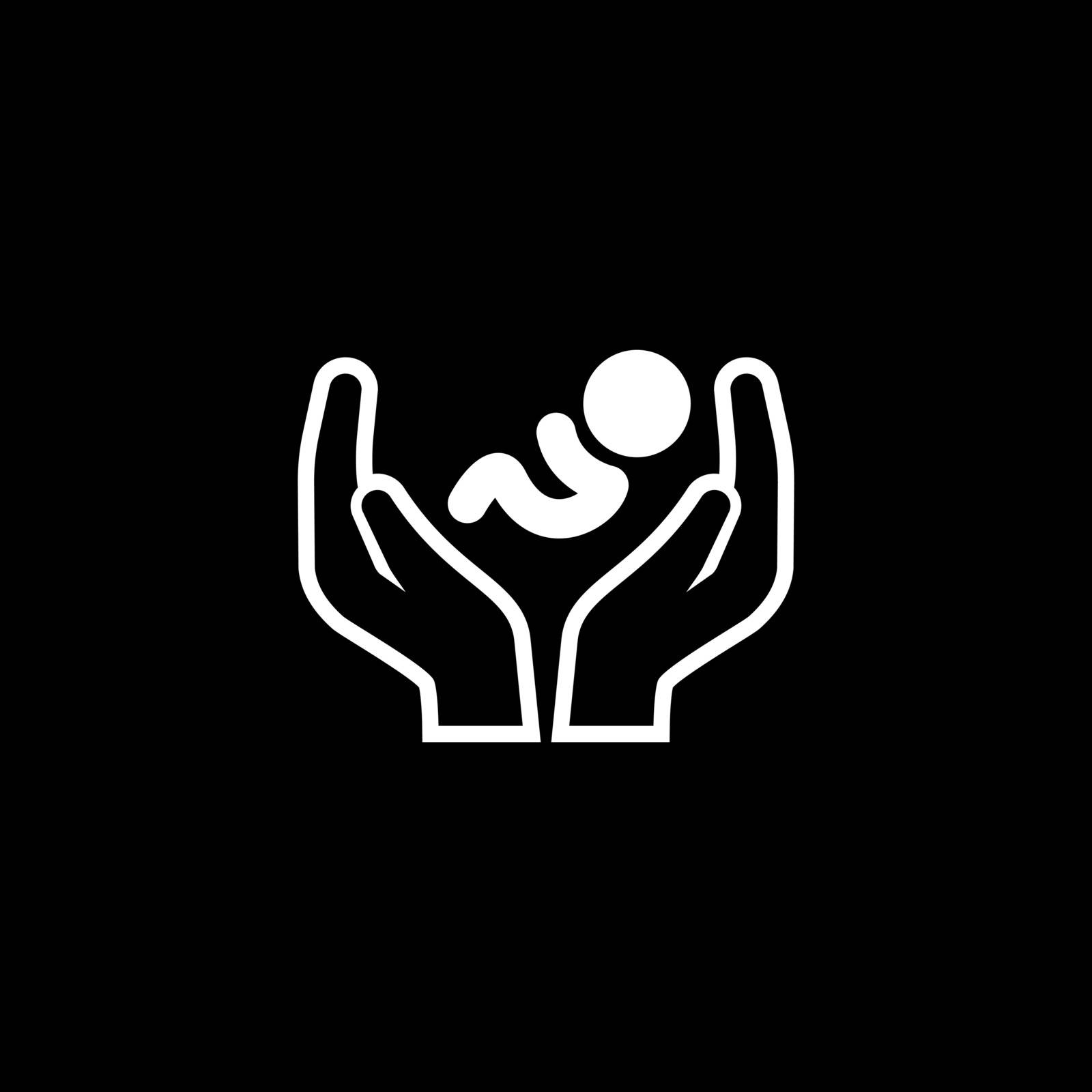 Child Care Icon. Flat Design. by WaD