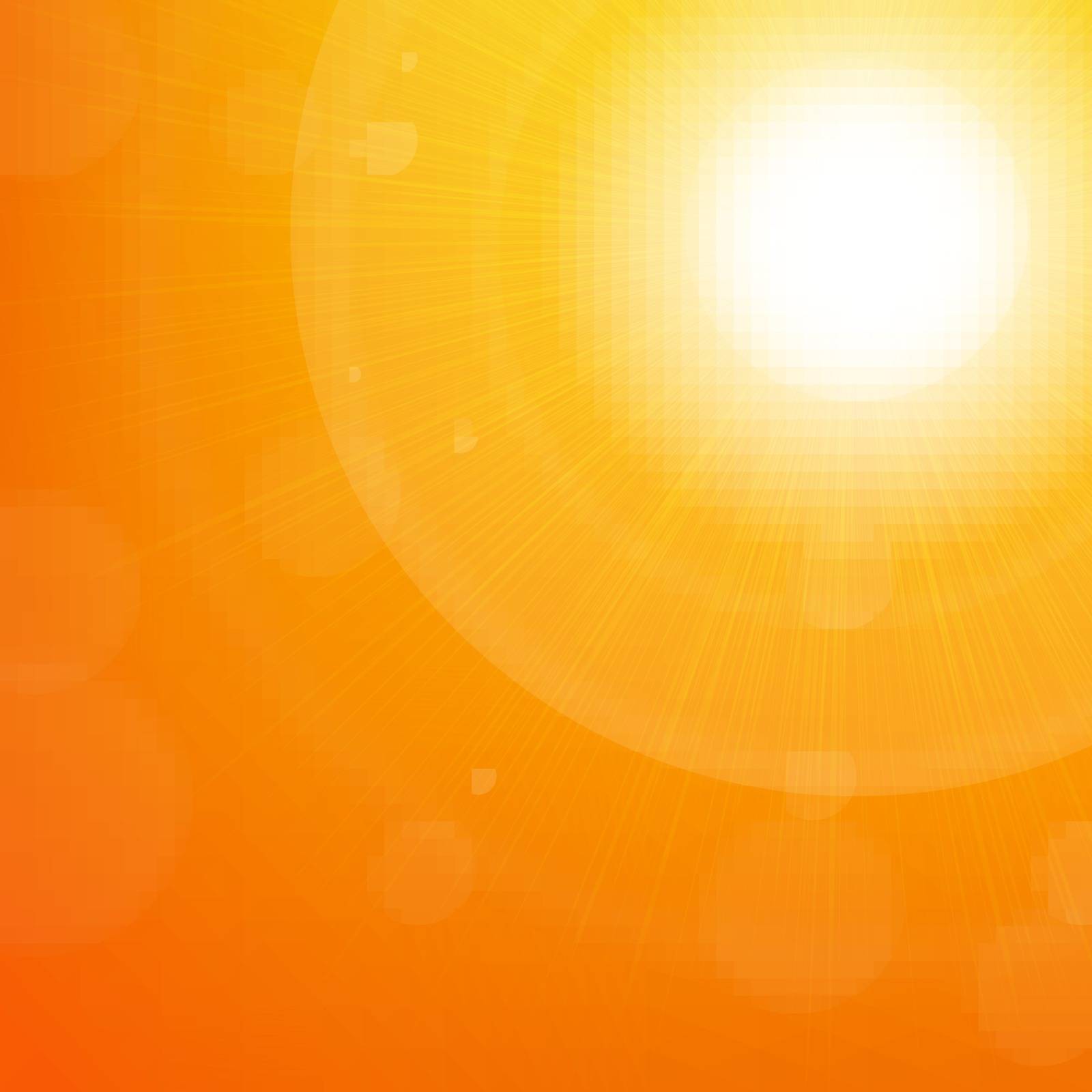 Sunburst Background With Gradient Mesh, Vector Illustration