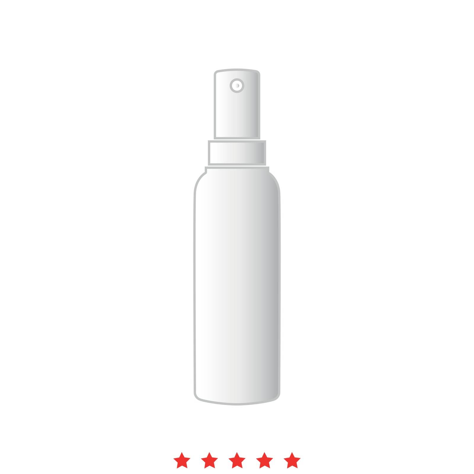 Spray it is icon . Flat style .
