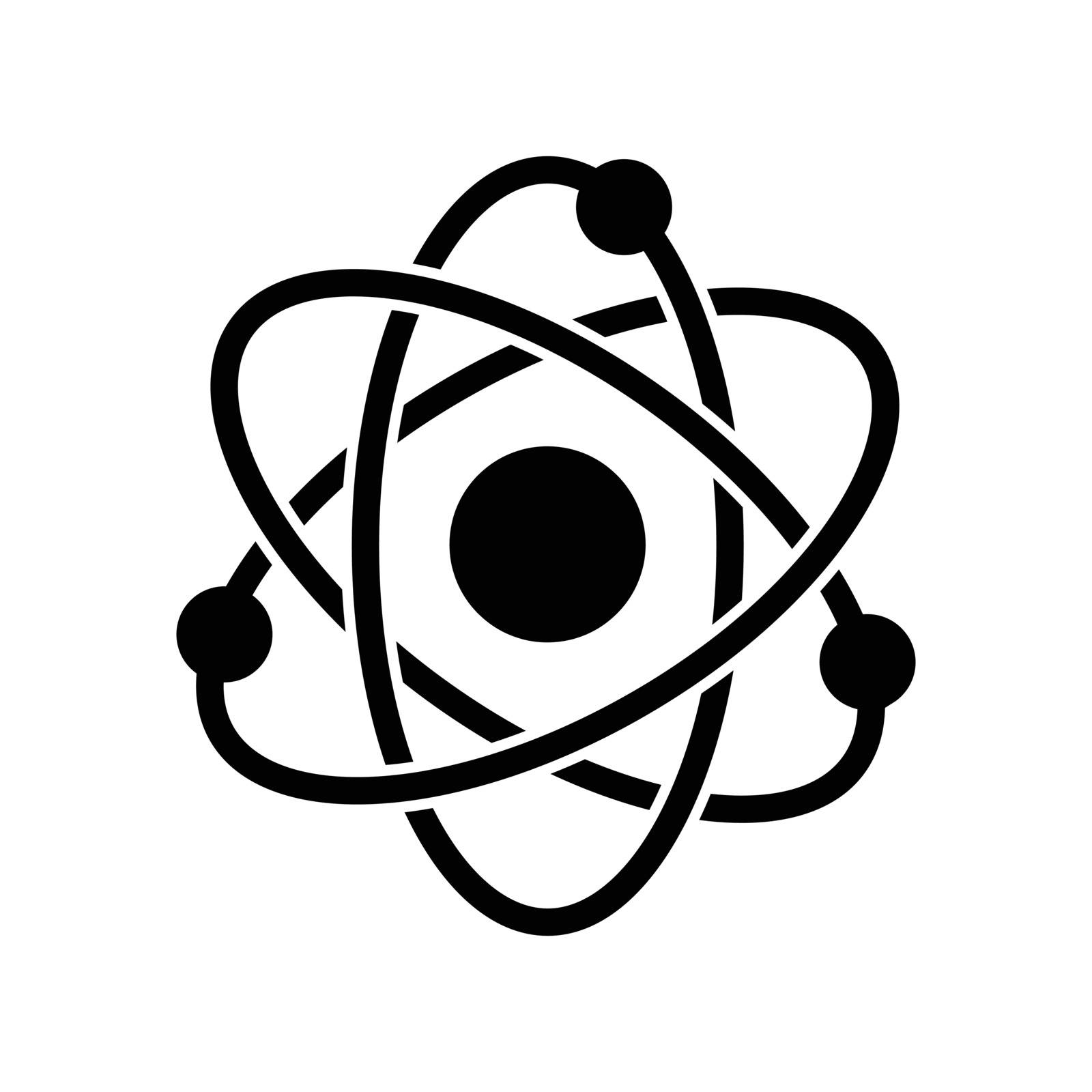  Atom Icon - vector iconic design by solargaria