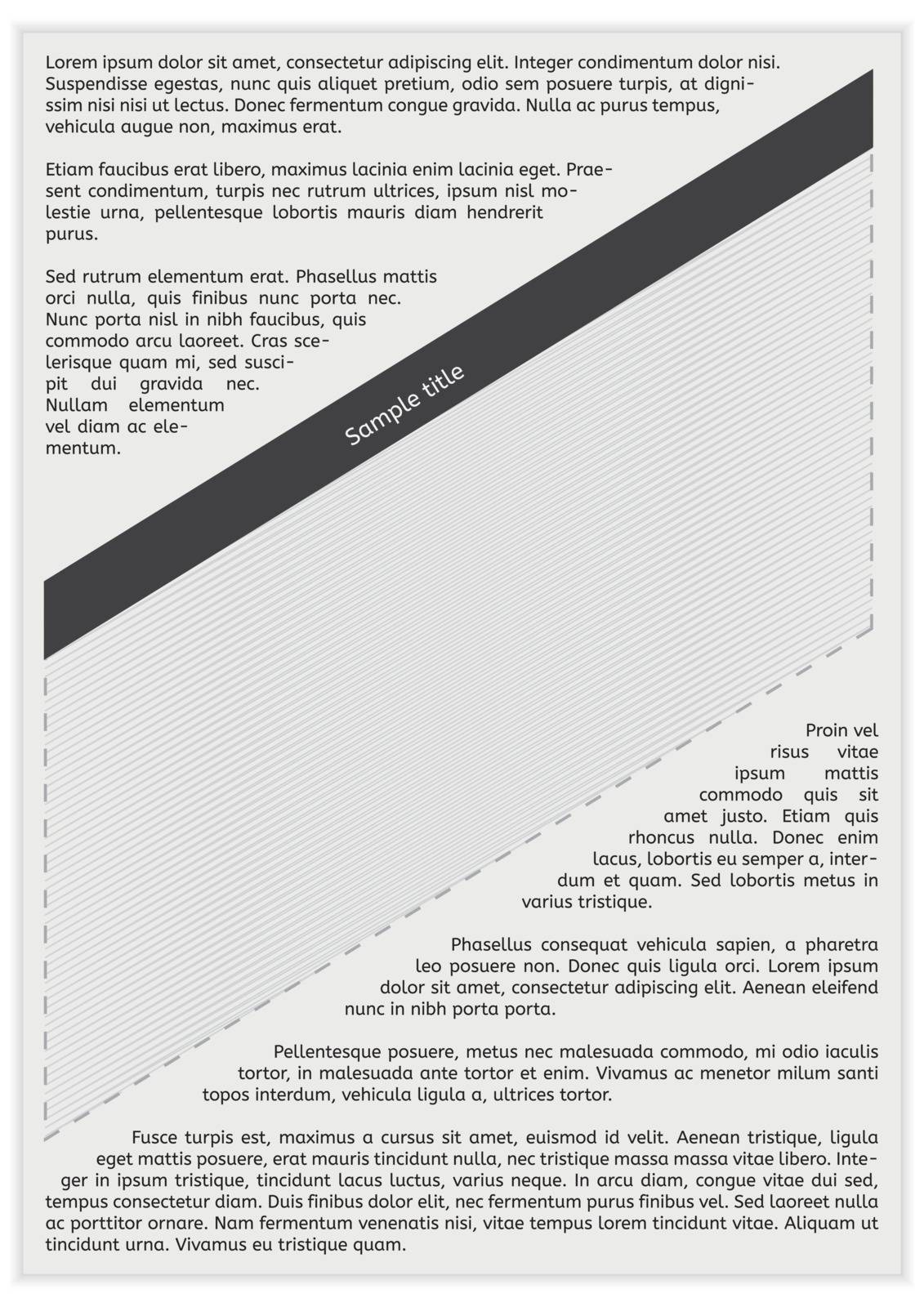 newspaper page with empty space by muuraa