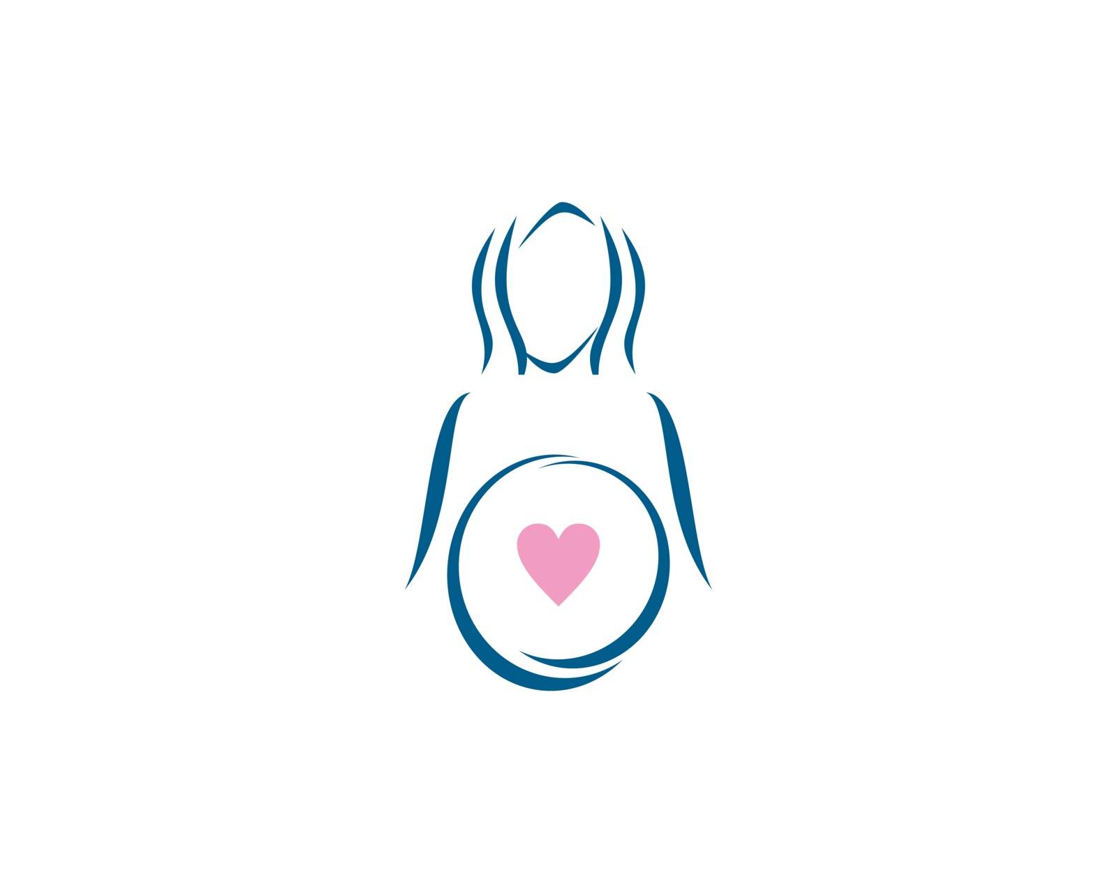 logos related to health, care, babies and pregnant women