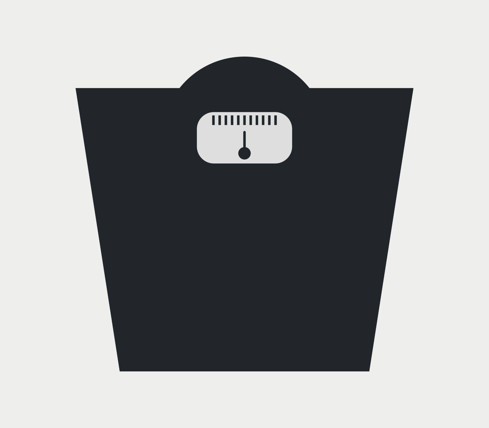 bathroom scale icon by Mark1987