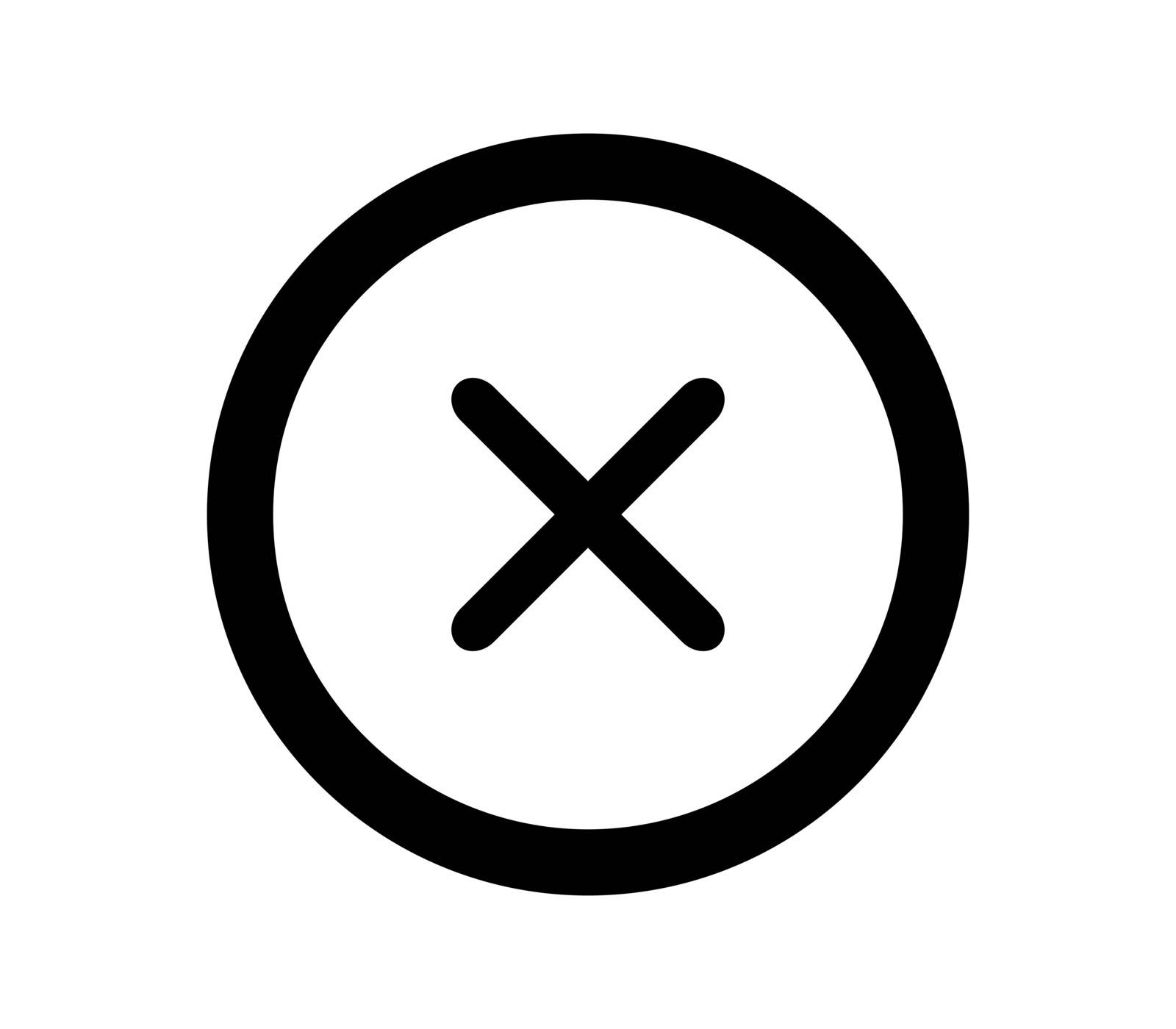 icon close button