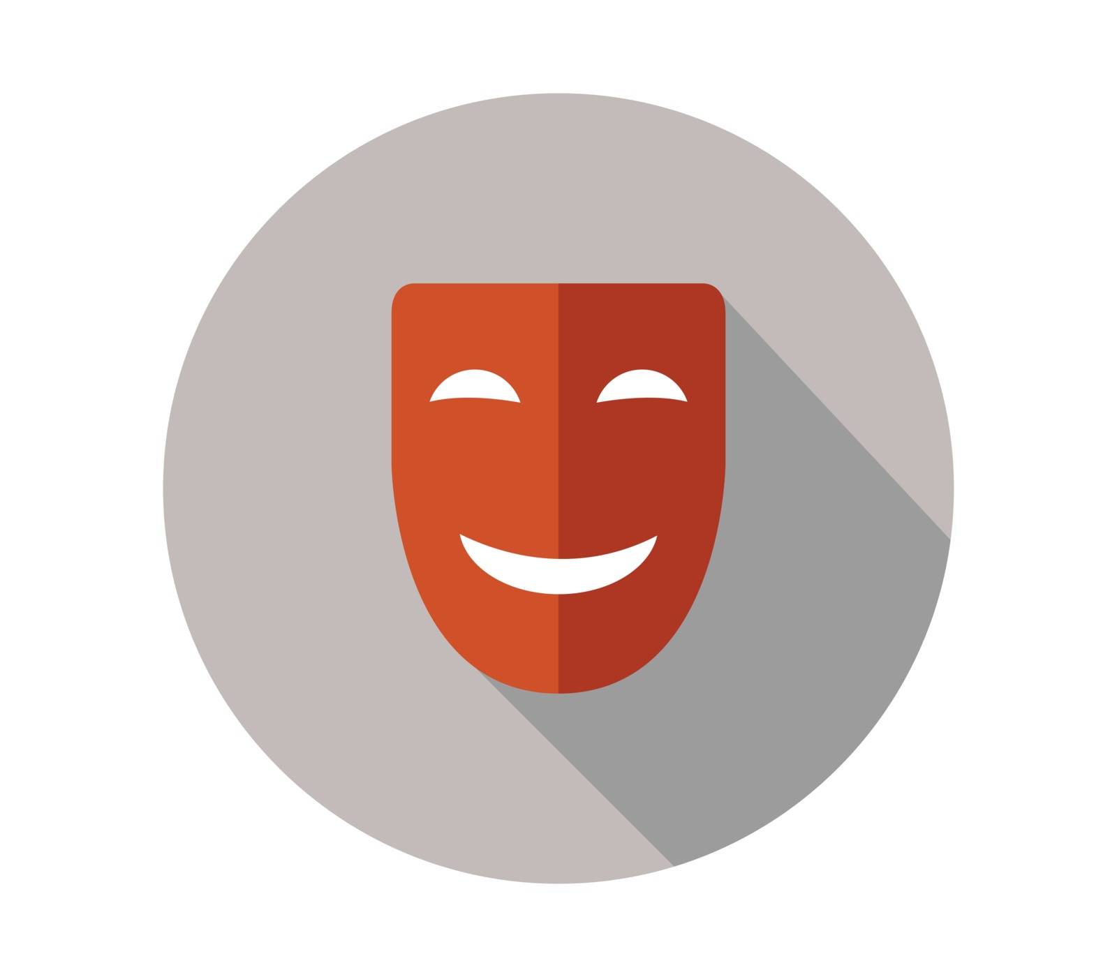 theater mask icon by Mark1987