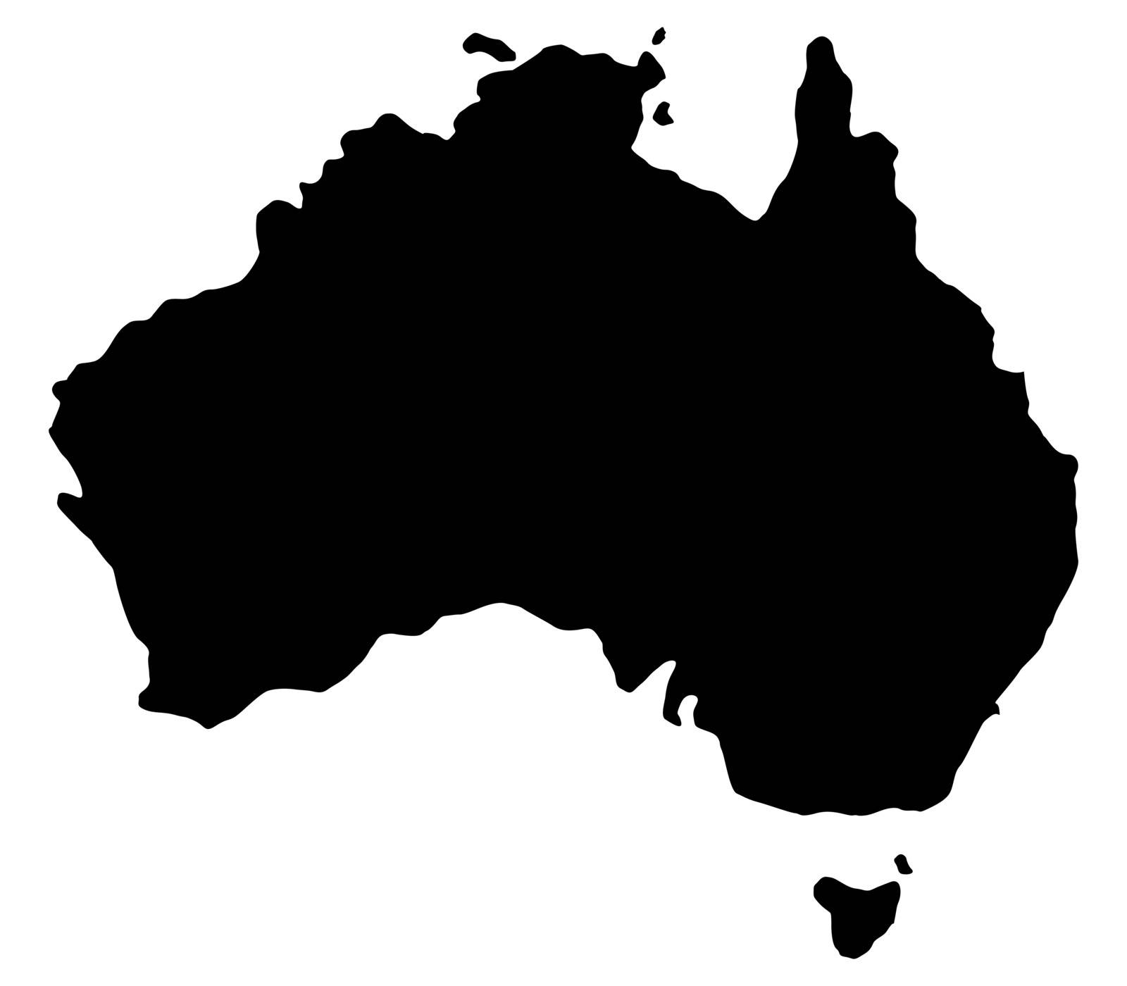 australia map by Mark1987