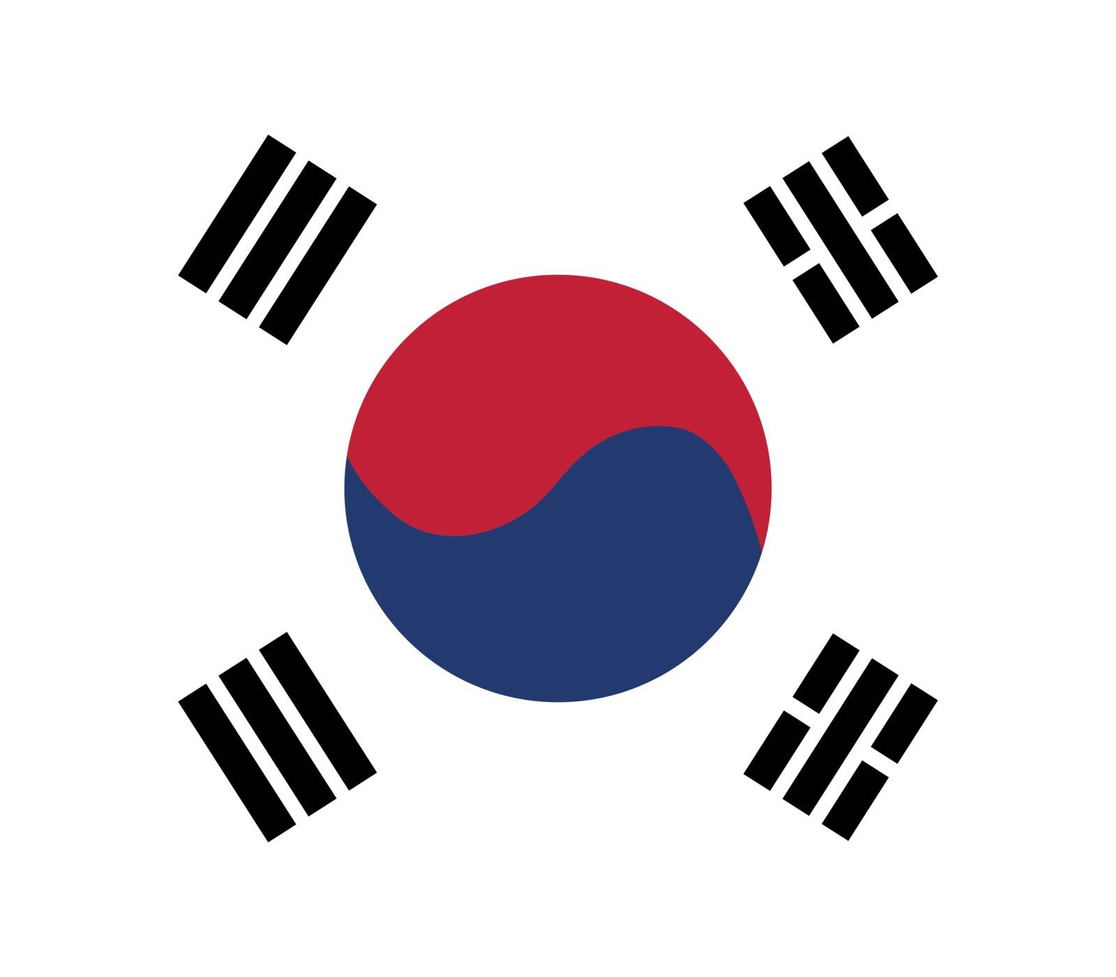 south korea flag by Mark1987