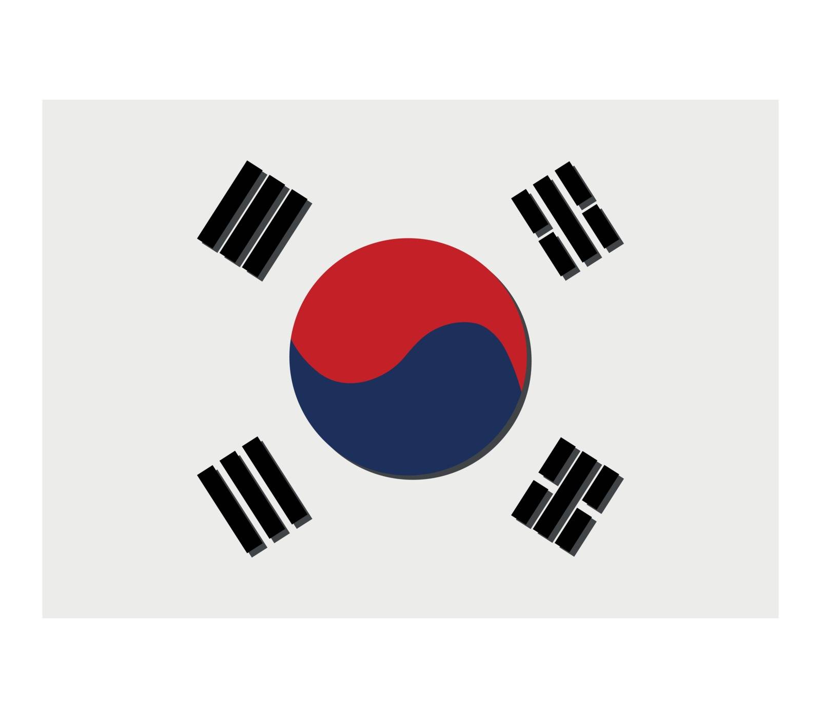 south korea flag by Mark1987