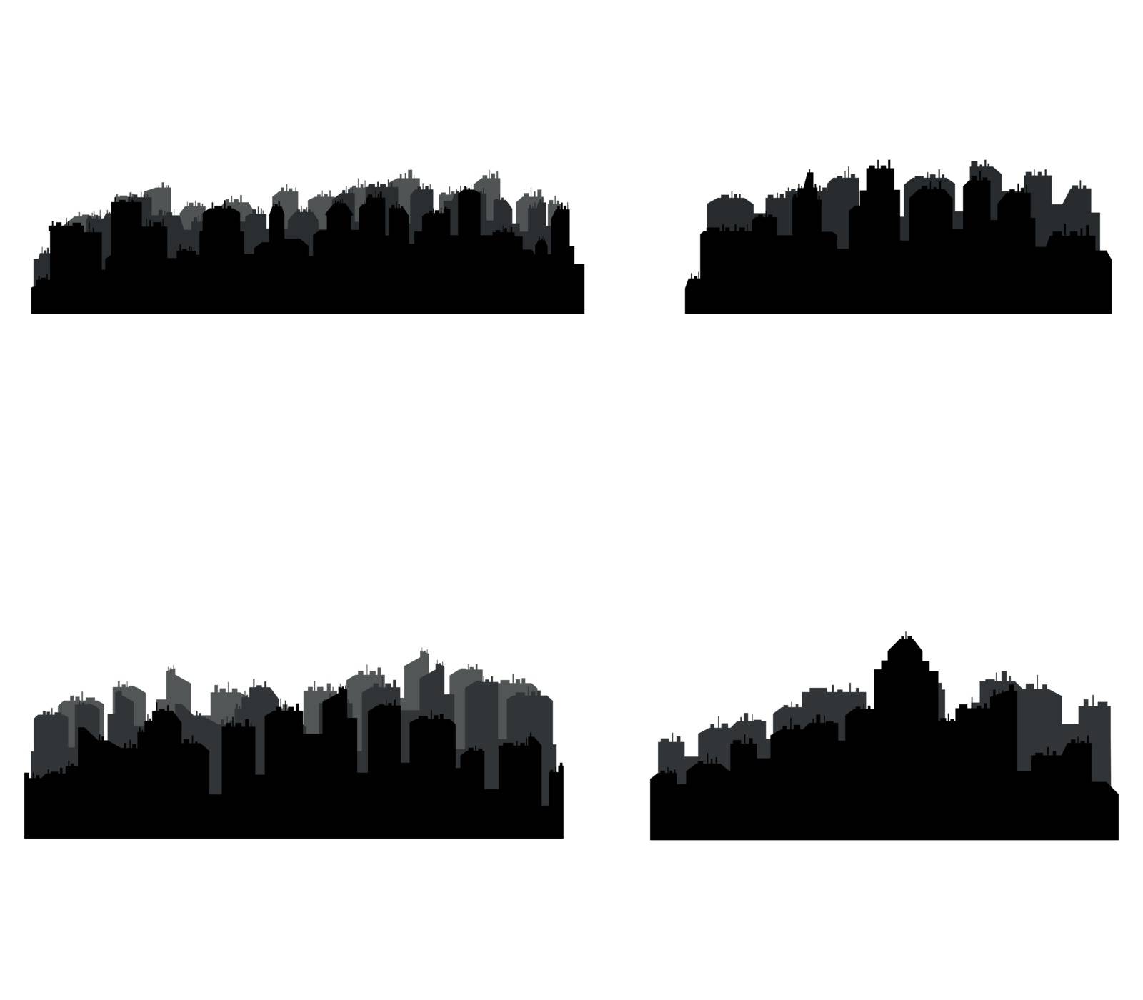 city skyline by Mark1987