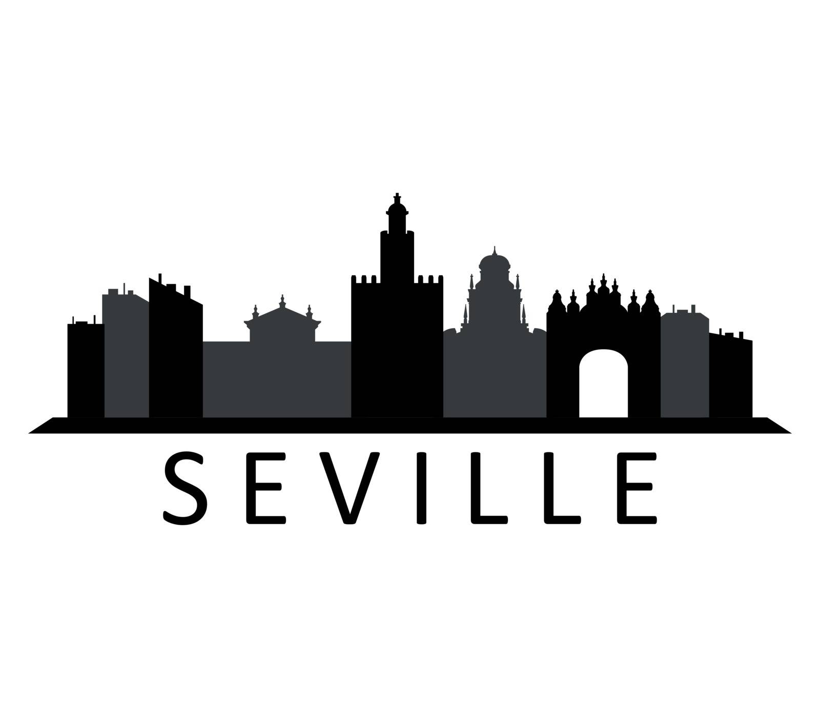 seville skyline by Mark1987