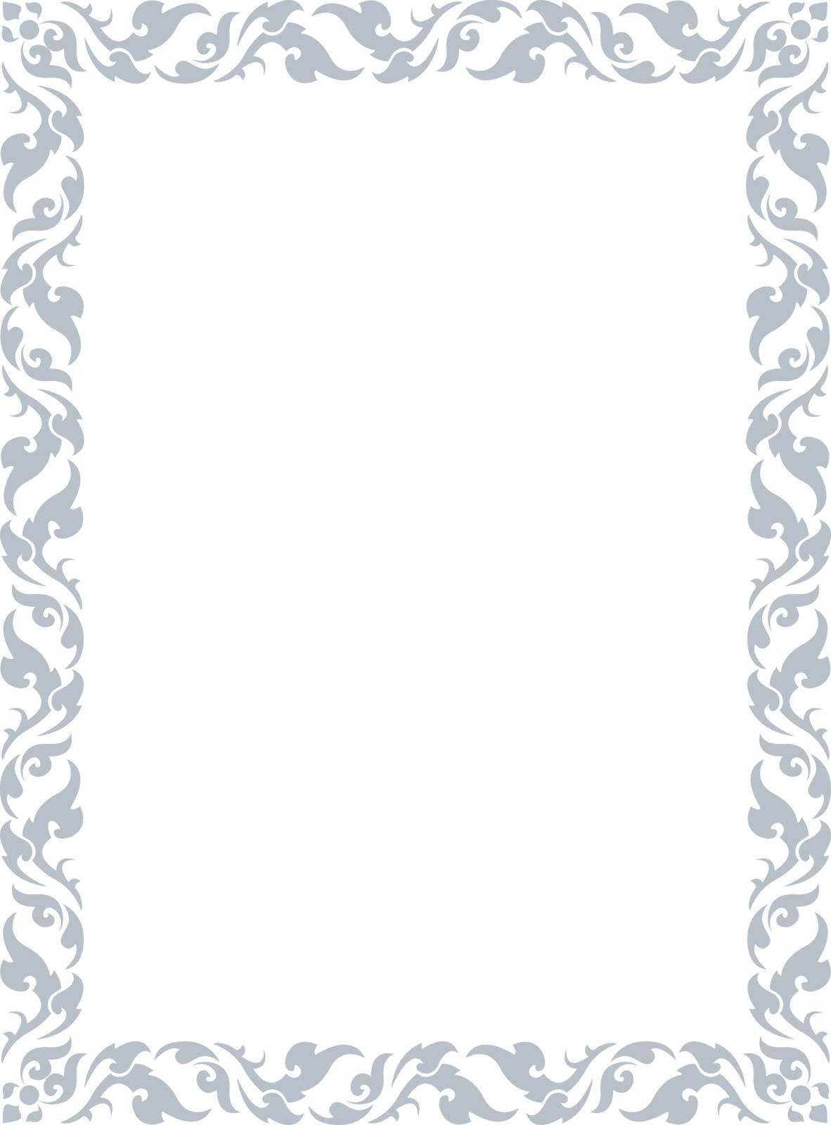 thai pattern frame for backdrop and border background, vector