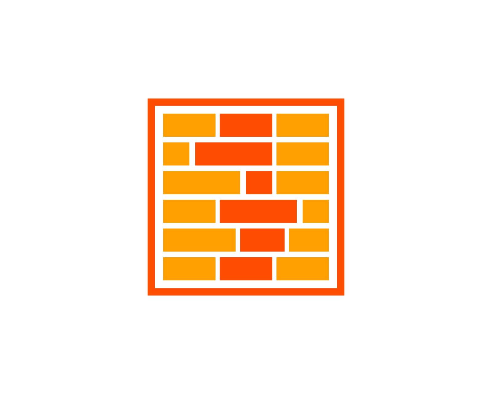 is a symbol associated with architects, bricks, construction or housing