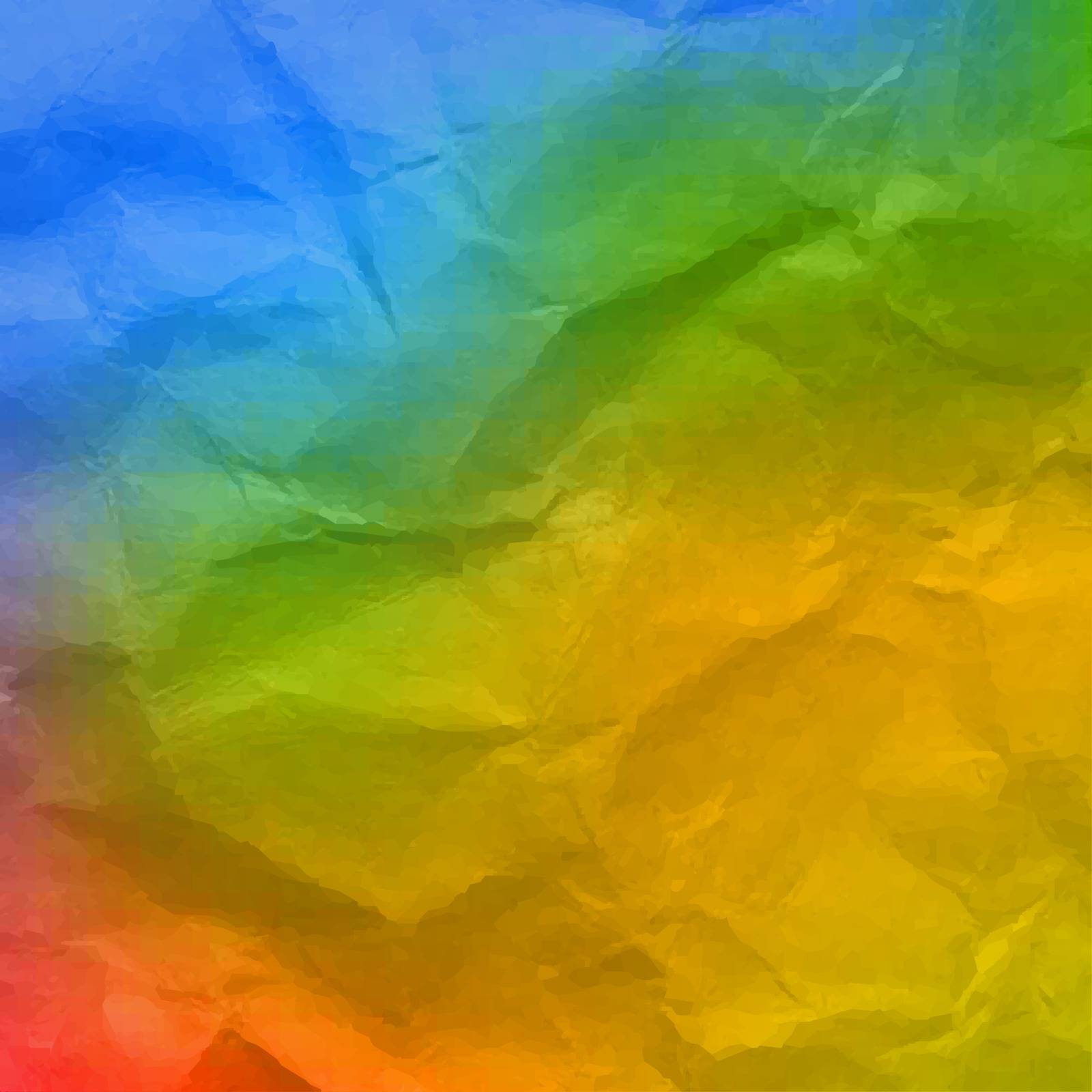 Colorful Wrinkled Wallpaper With Gradient Mesh, Vector Illustration