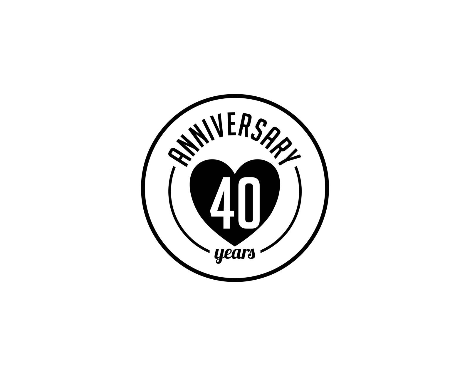 forty years anniversary badge by meisuseno