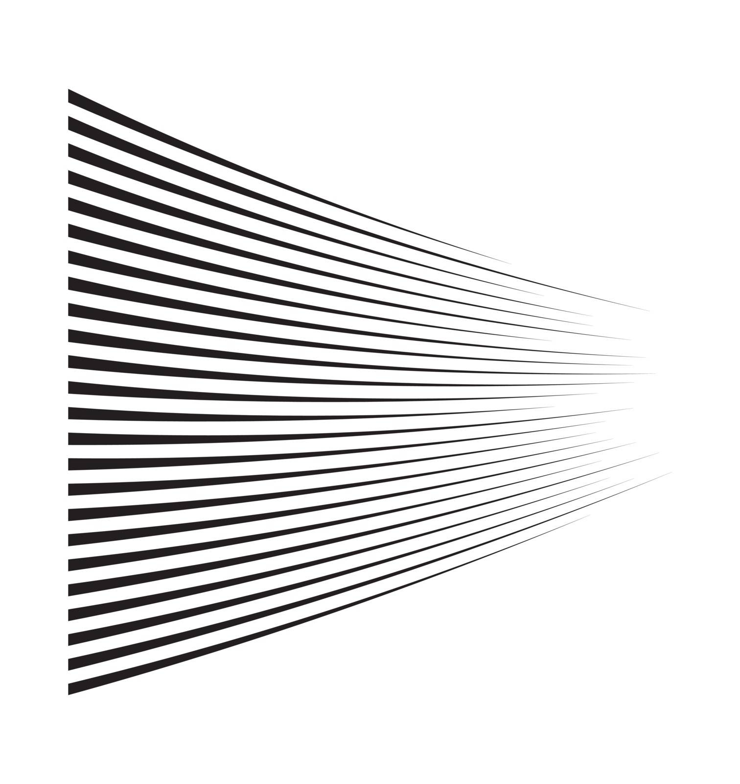 horizontal motion speed lines for comic book by wektorygrafika
