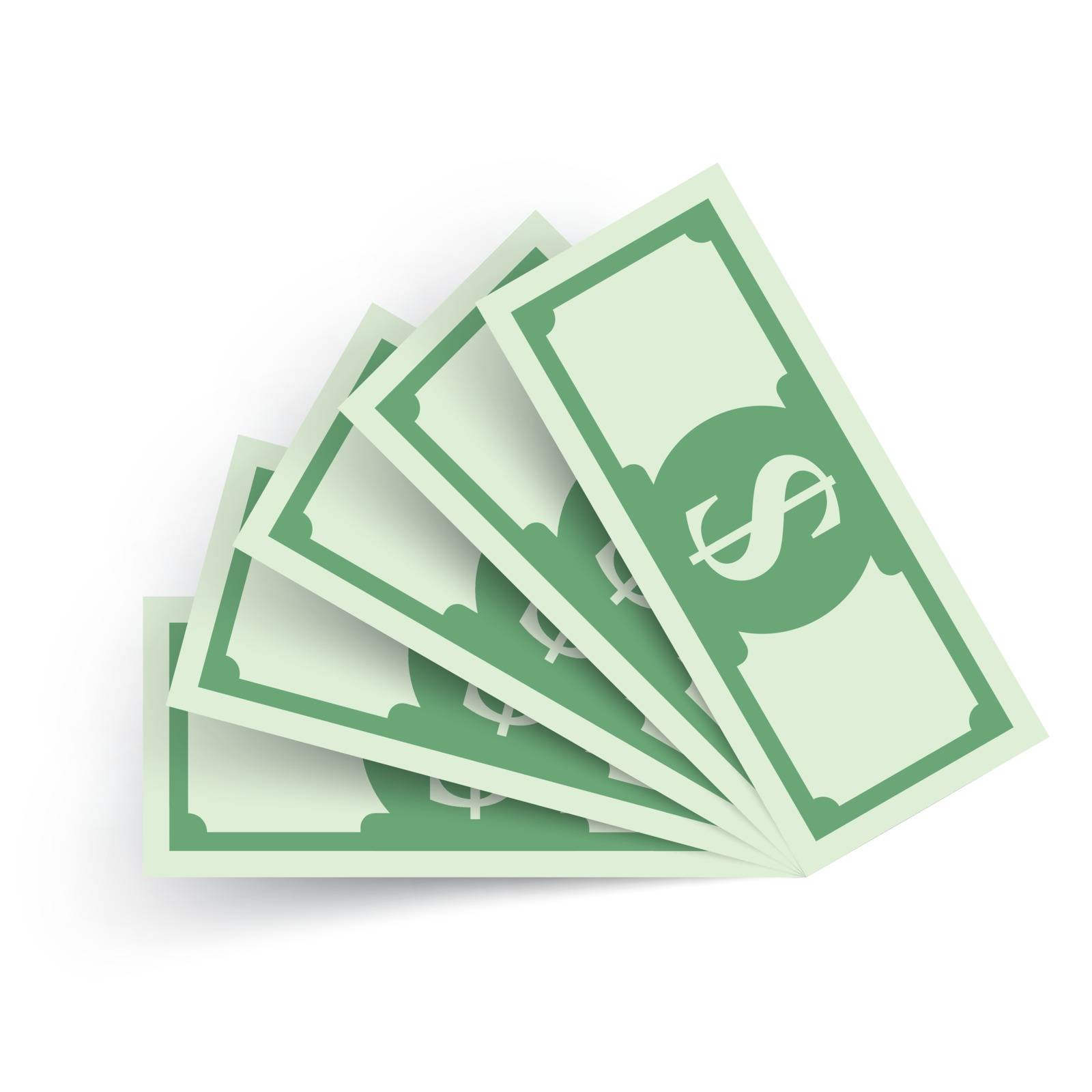 Business Infographics. Dollar, Money icon. by rwgusev